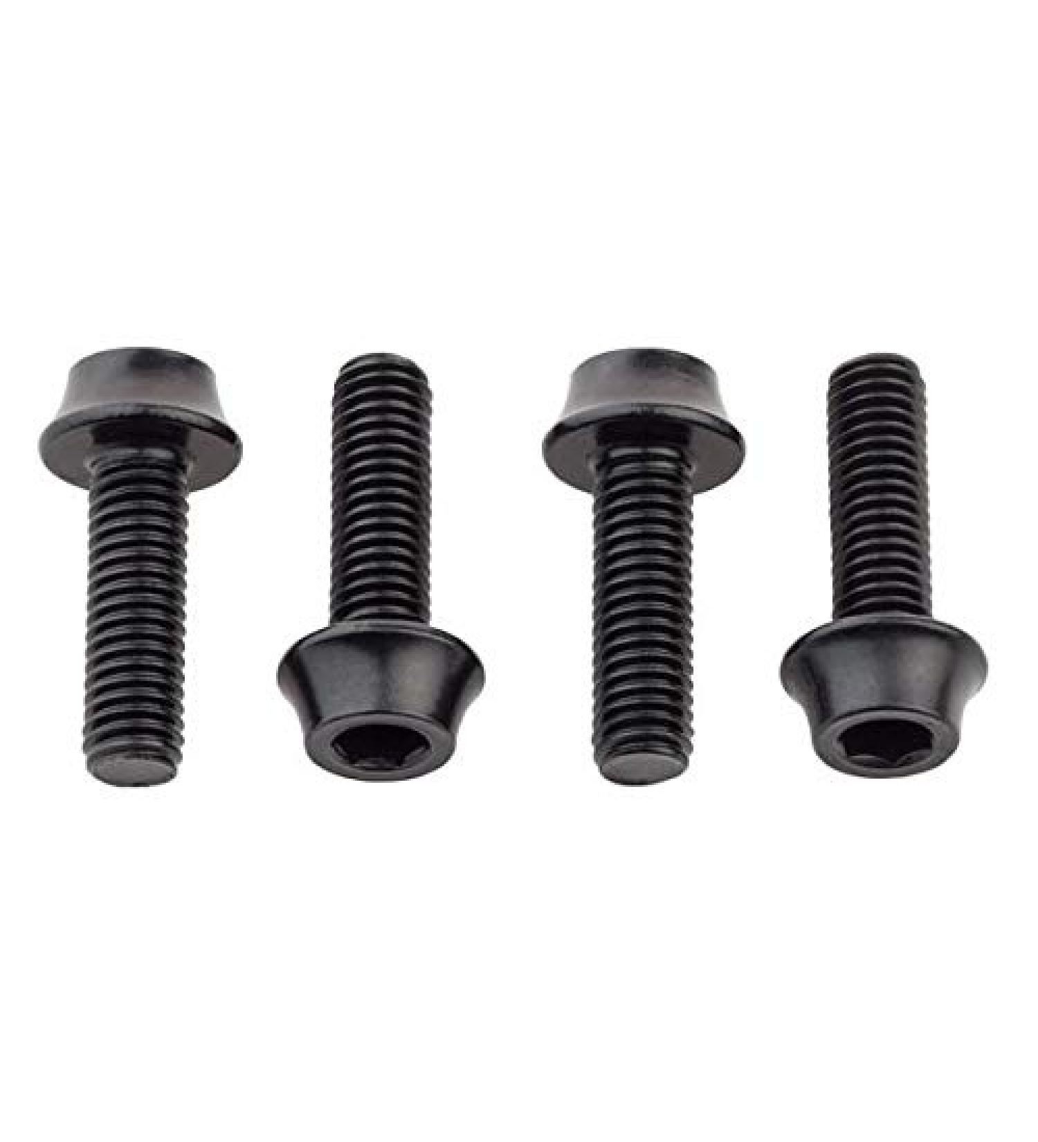 Wolf Tooth Precision Anodized Water Bottle Cage Bolts Black