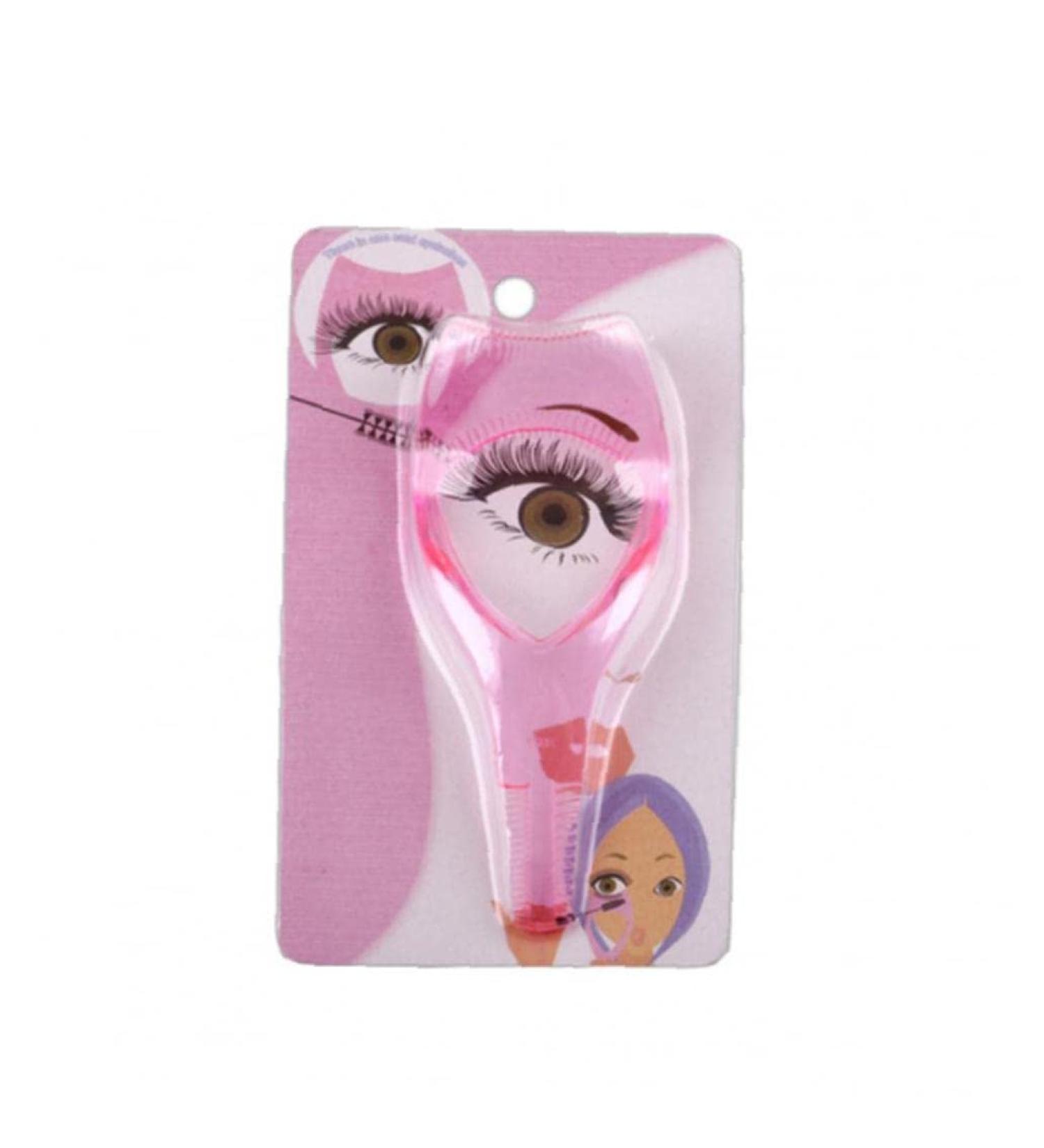 Pinicecore 3 in 1 Eyelash Makeup Tool - Mascara Guard Applicator & Comb - Perfect for Upper & Lower Lashes - Pink | International Shipping - Buy Online on SooperMarket.com