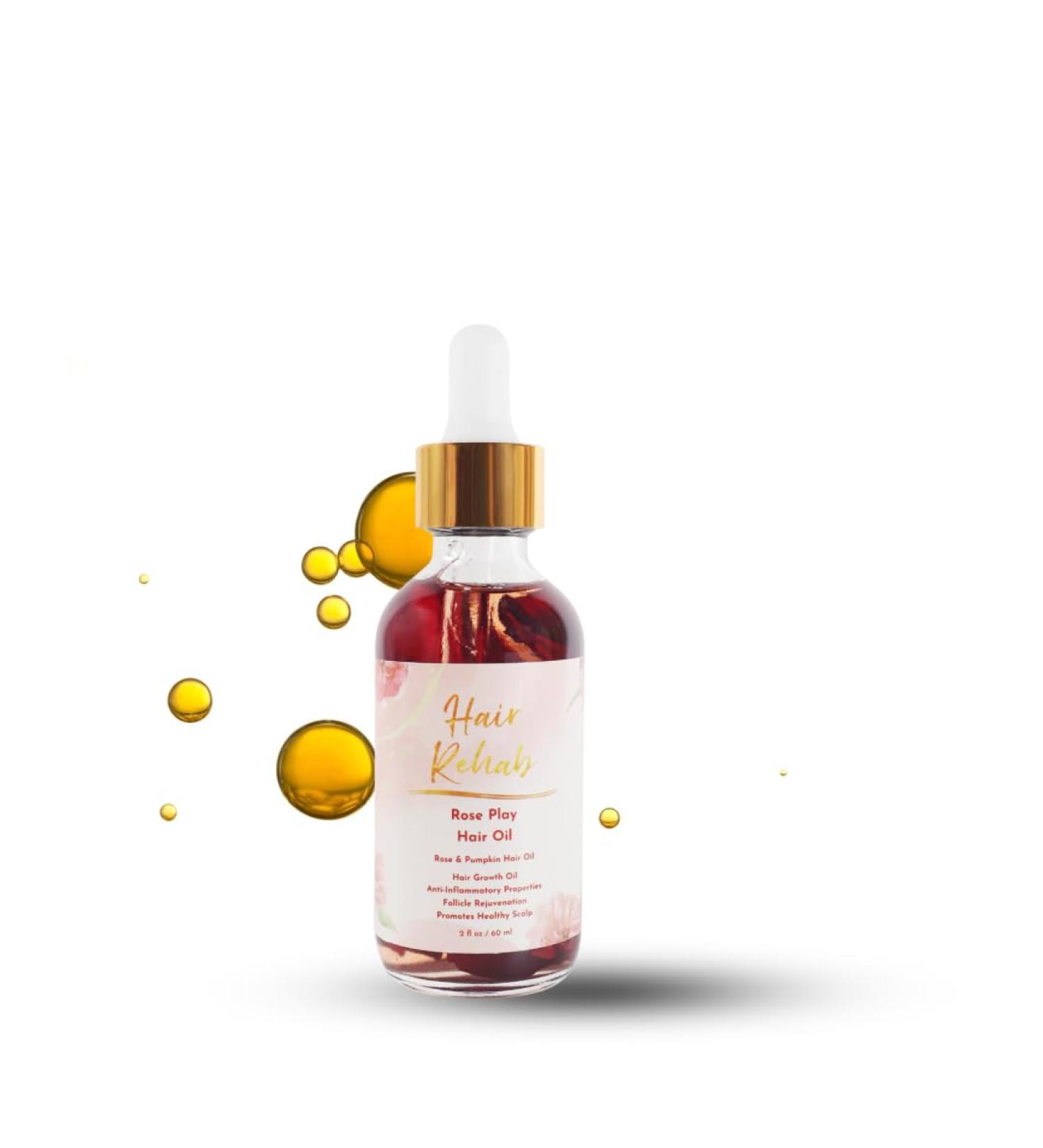 West Davis Hair Care Multi-Use Rose Play Oil | DHT Blocker & Moisturizer for Hair & Skin | Lightweight & Nourishing for Low Porosity Hair - Buy Online on SooperMarket.com