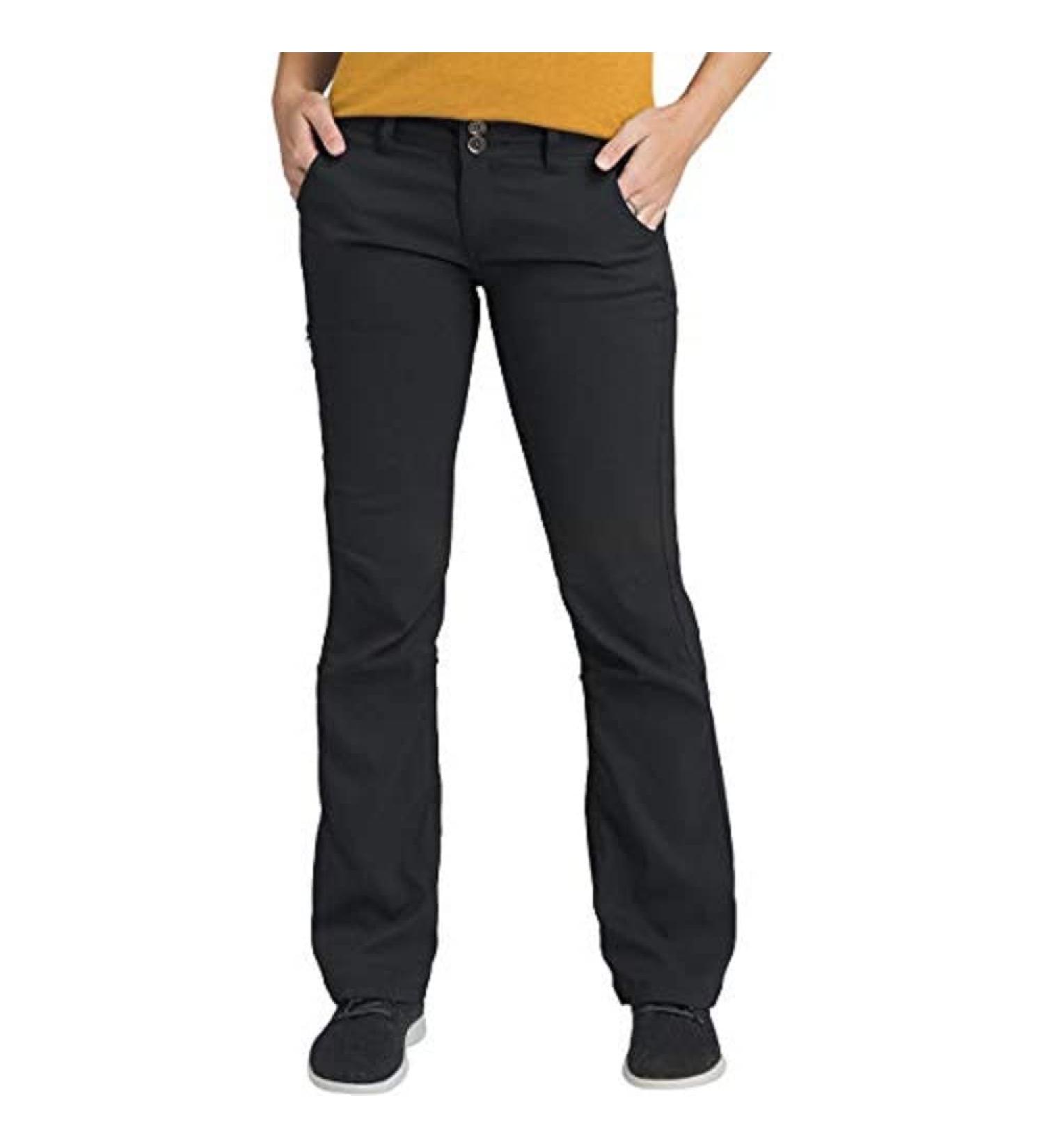 prAna Women's Halle Pant Black 8 Short - Versatile and Stylish Outdoor Pant for Women - Buy Online on SooperMarket.com