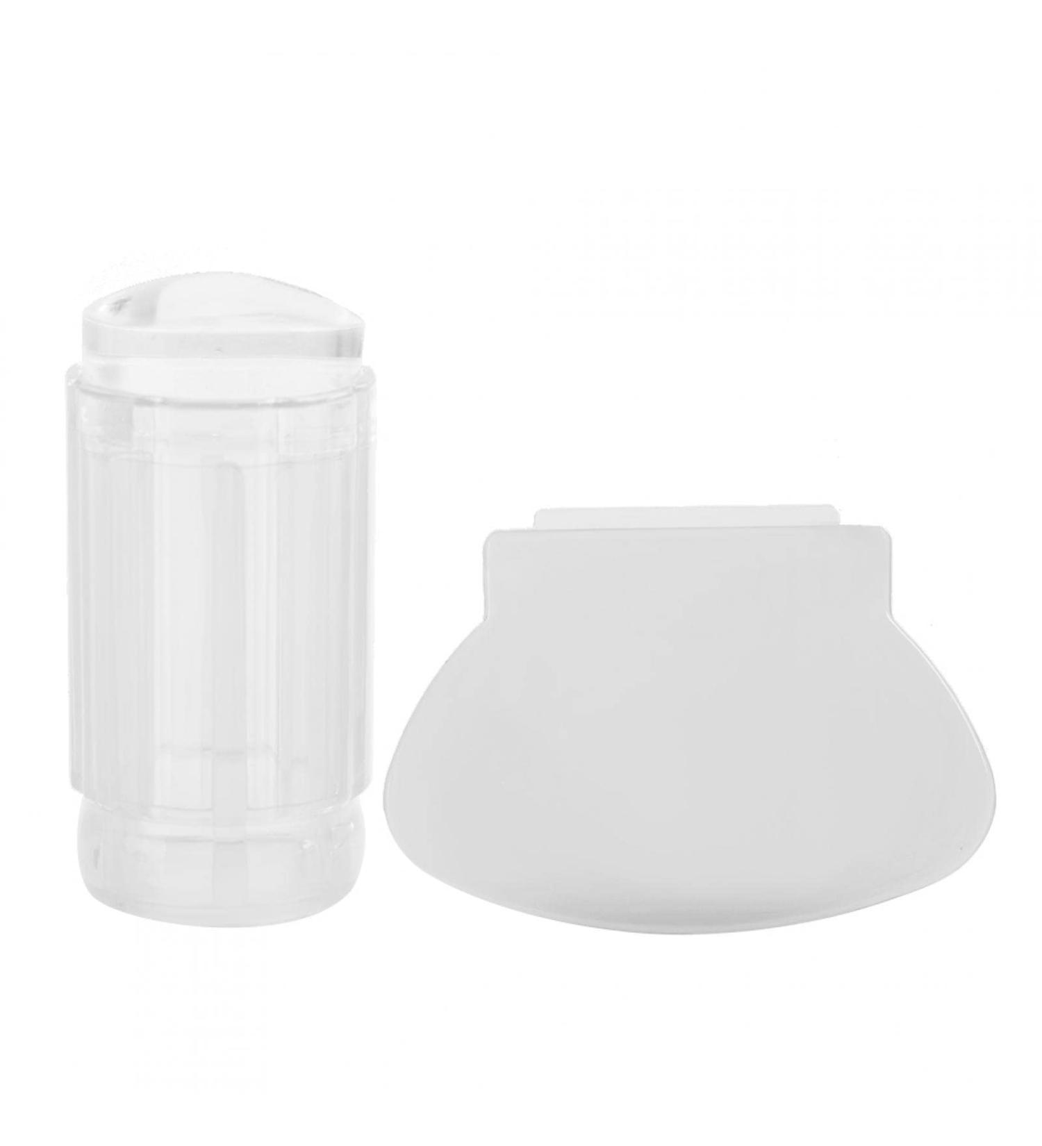 Buy Kuuleeyn Nail Sealing Tool - Transparent Silicone Nail Art Stamper & Scraper | Professional & DIY Use - Buy Online on SooperMarket.com