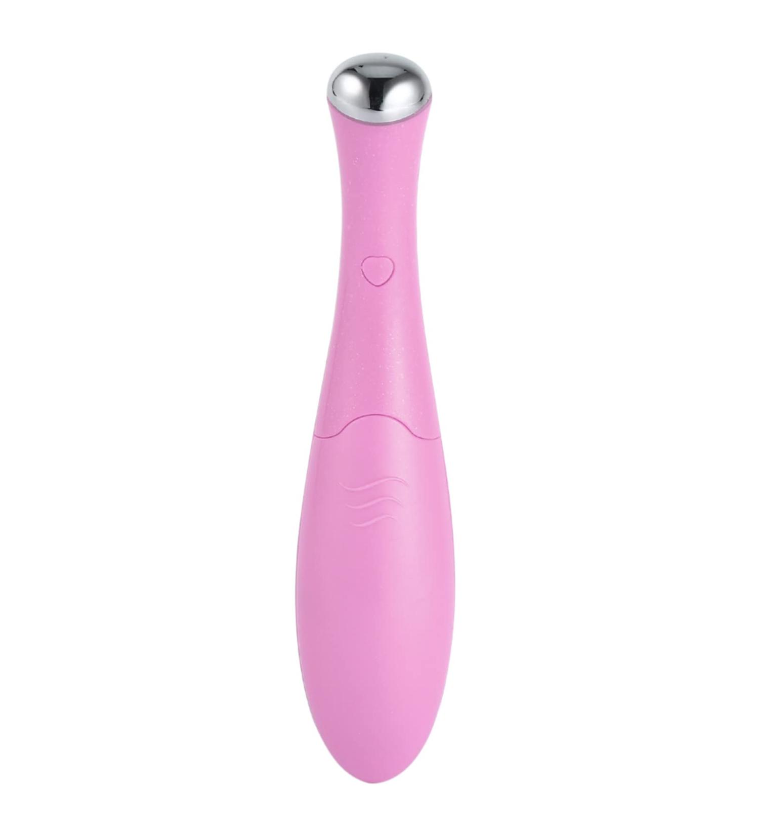 Portable Eye Massager - Anti-Aging Vibration Device for Wrinkles & Dark Circles (Pink) | International Shipping - Buy Online on SooperMarket.com