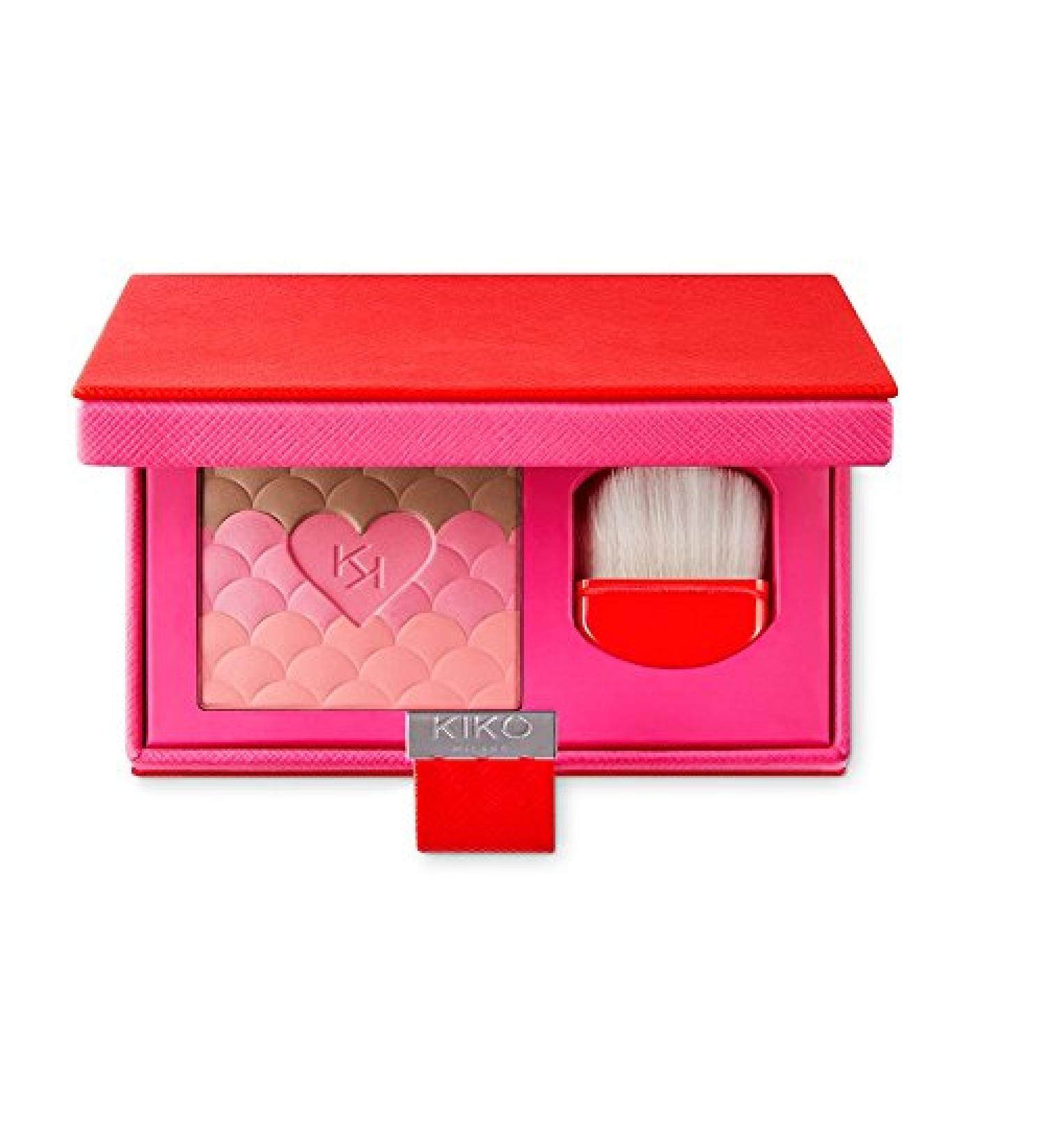Kiko Milano Love Elixir Face Powder No. 01 Lovely Rose Content: 10g facial powder with a bright finish with a bronzer and two blush shades and brushes
