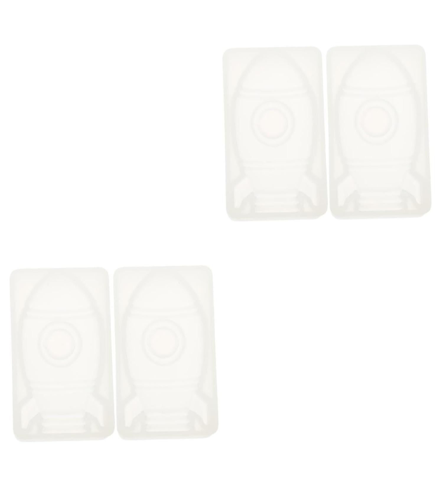 IMIKEYA Soap 4 Pcs Silicone Mold Child White Silica Gel Self Made Chewing Gum Shot Molds 5.2X3X1.5CMx2pcs Whitex2pcs - Buy Online on SooperMarket.com