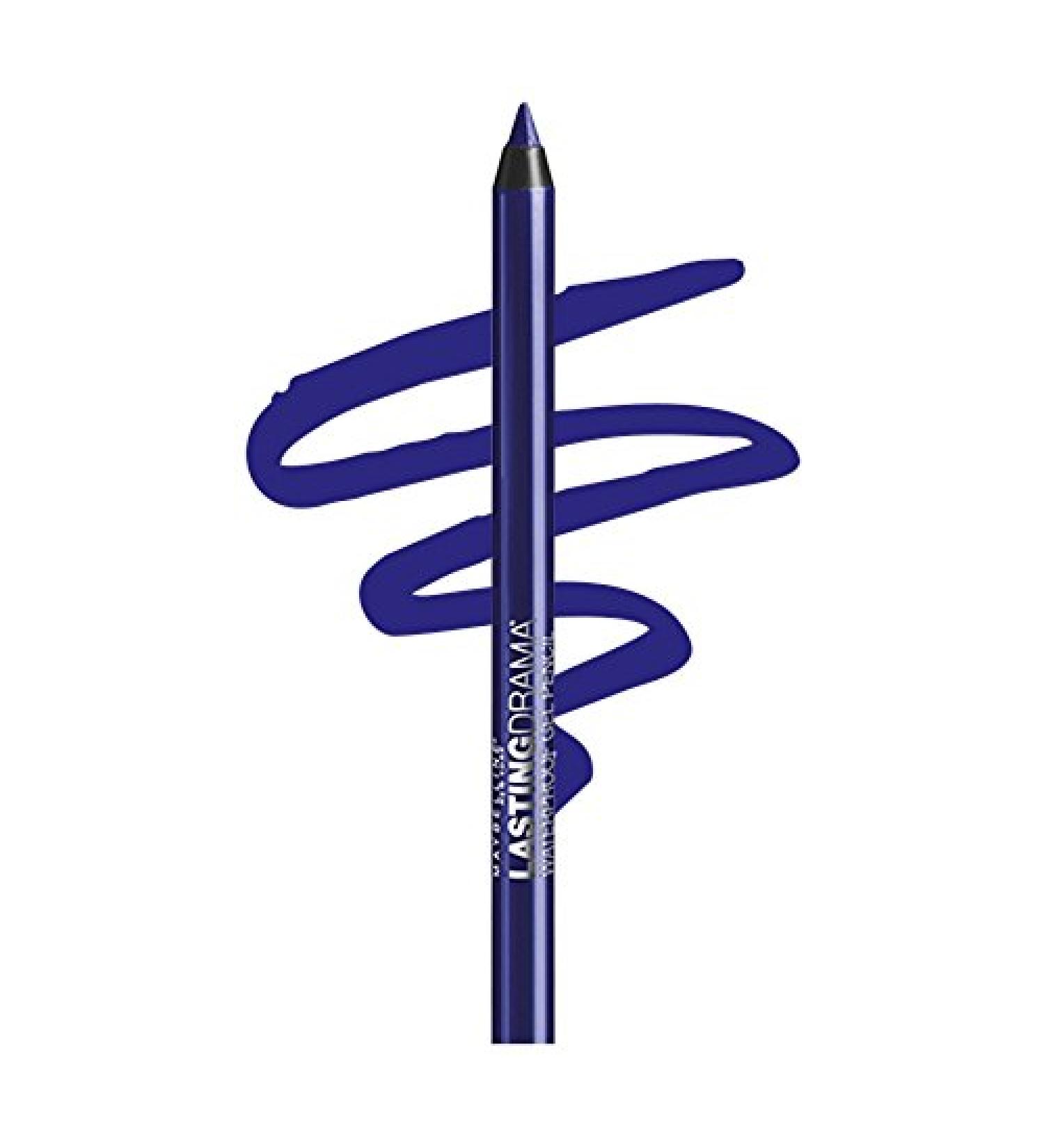 Maybelline New York Eyestudio Lasting Drama Waterproof Gel Eye Pencil  Lustrous Sapphire  0.04 Ounce 0.04 Ounce (Pack of 1) lustrous sapphire