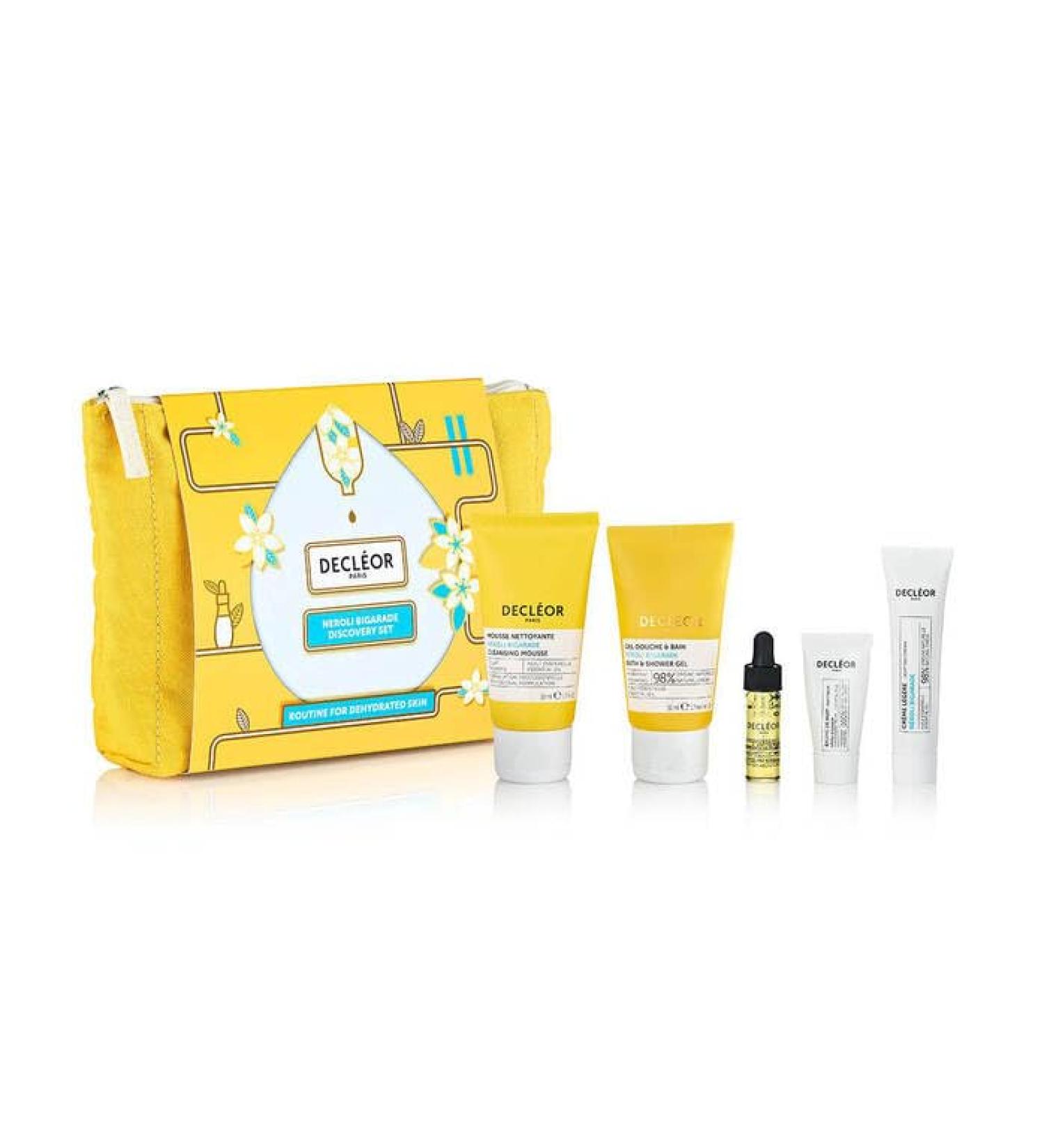 Decleor Neroli Bigarade Discovery Set (Shower gel 50ml cleansing mousse 50ml serum 4ml night balm 2.5ml light cream 15ml