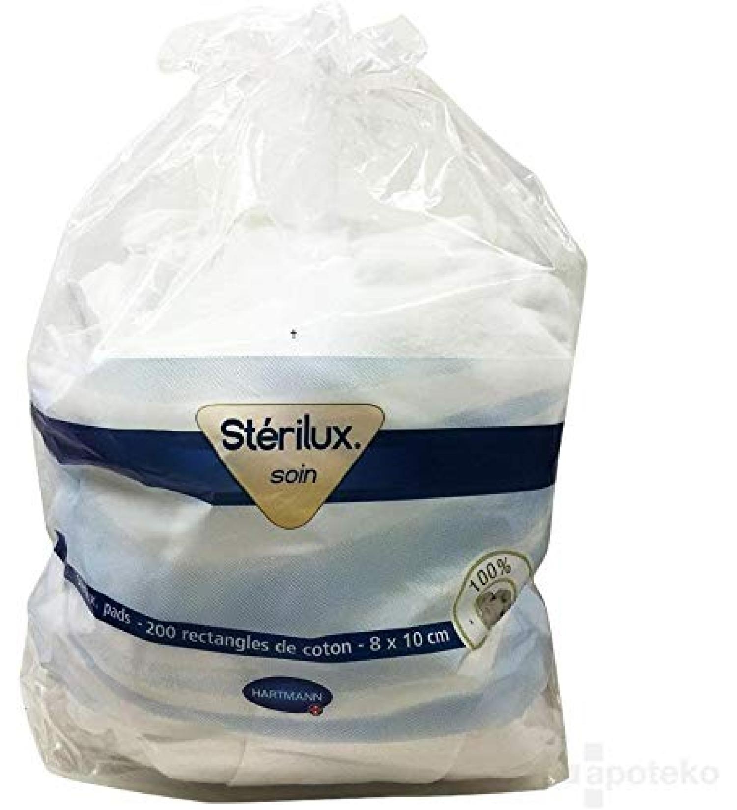 Hartmann Sterillux Care Products - Cotton Rectangular Pads 8x10 cm | 2 Packs - International Shipping Available - Buy Online on SooperMarket.com