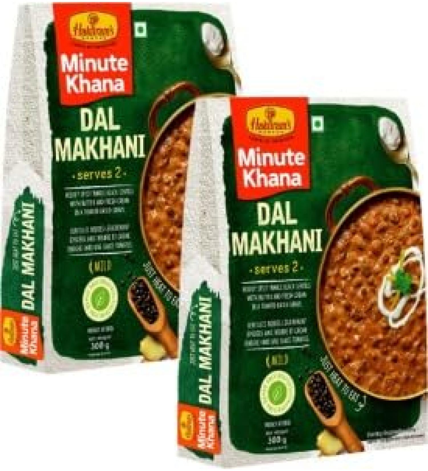 Haldiram's Dal Makhani Ready Meal - 300g (Pack of 2) | Authentic Indian Comfort Food at Your Fingertips | Ready-to-Eat | No Preservatives - Buy Online on SooperMarket.com