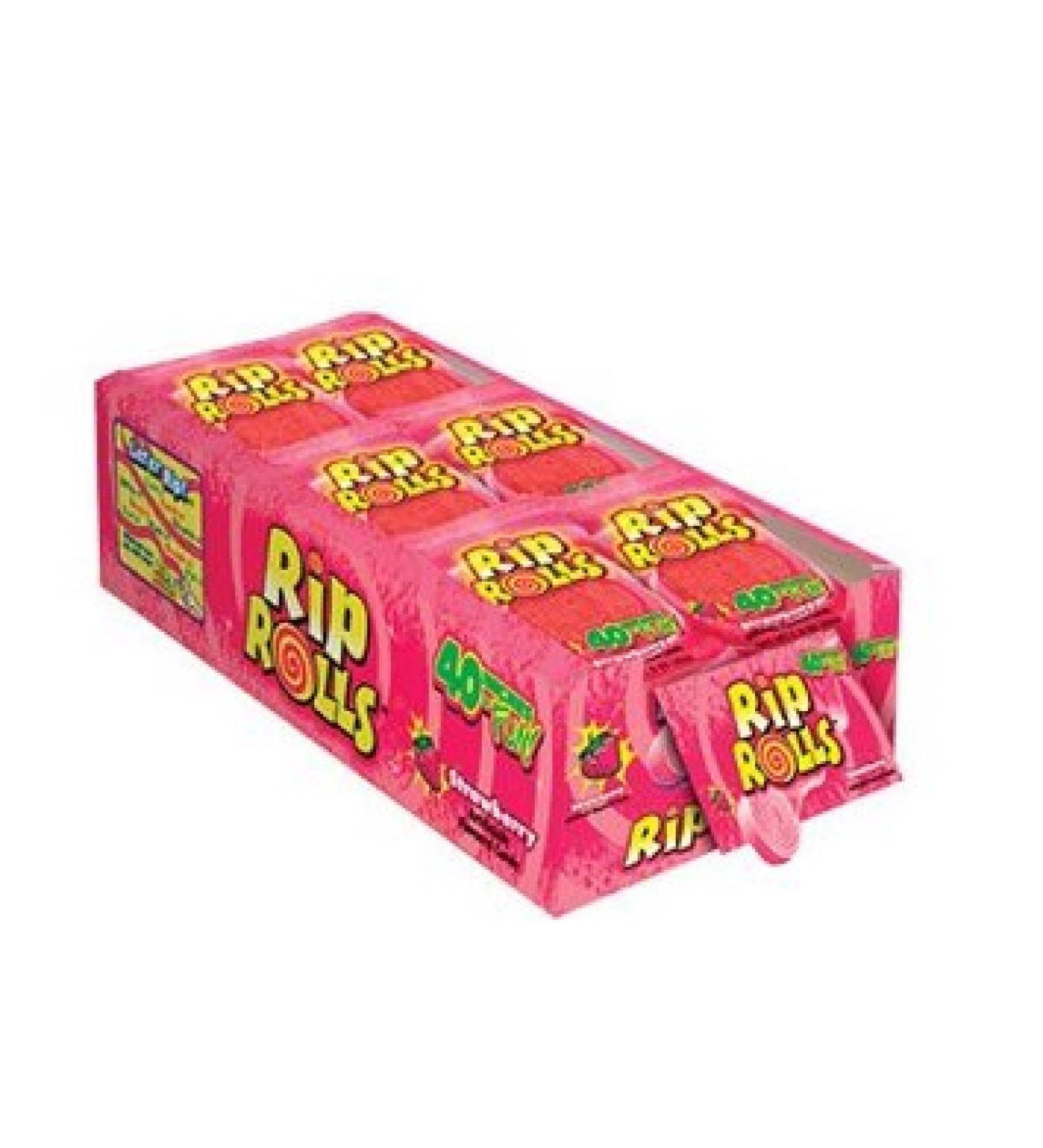 Rip Rolls - Strawberry 24 count display box