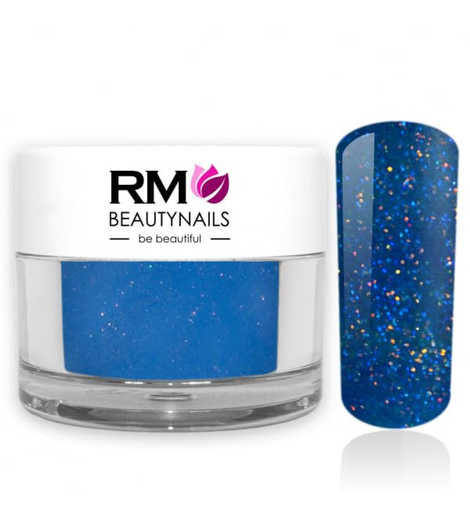 Buy Blue Glitter Acrylic Color Powder for Nail Design | 10g RM Beautynails - International Shipping Available - Buy Online on SooperMarket.com