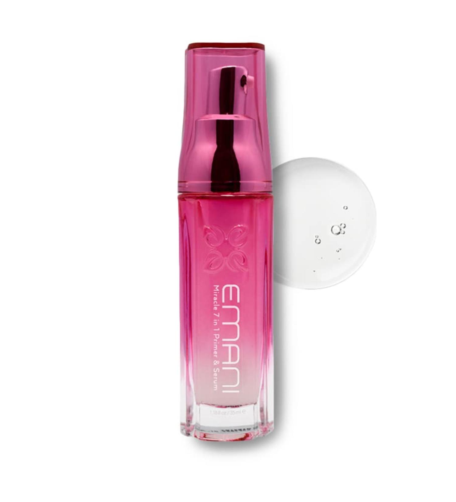Emani Miracle Primer Serum for Large Pores, Oily & Combination Skin - Korean Ginseng Infused for Collagen & Brightening - Buy Online on SooperMarket.com