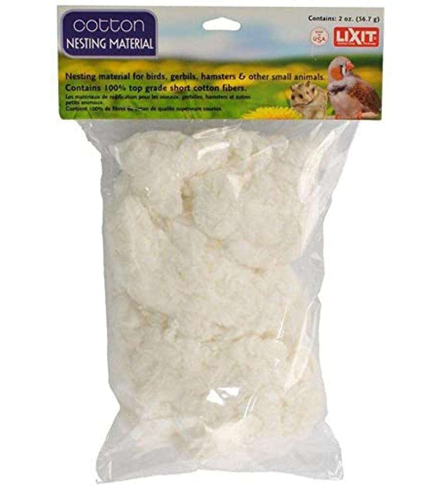 Lixit Bird & Small Animal Nesting Material 2oz - Natural Fiber Bedding - Buy Online on SooperMarket.com