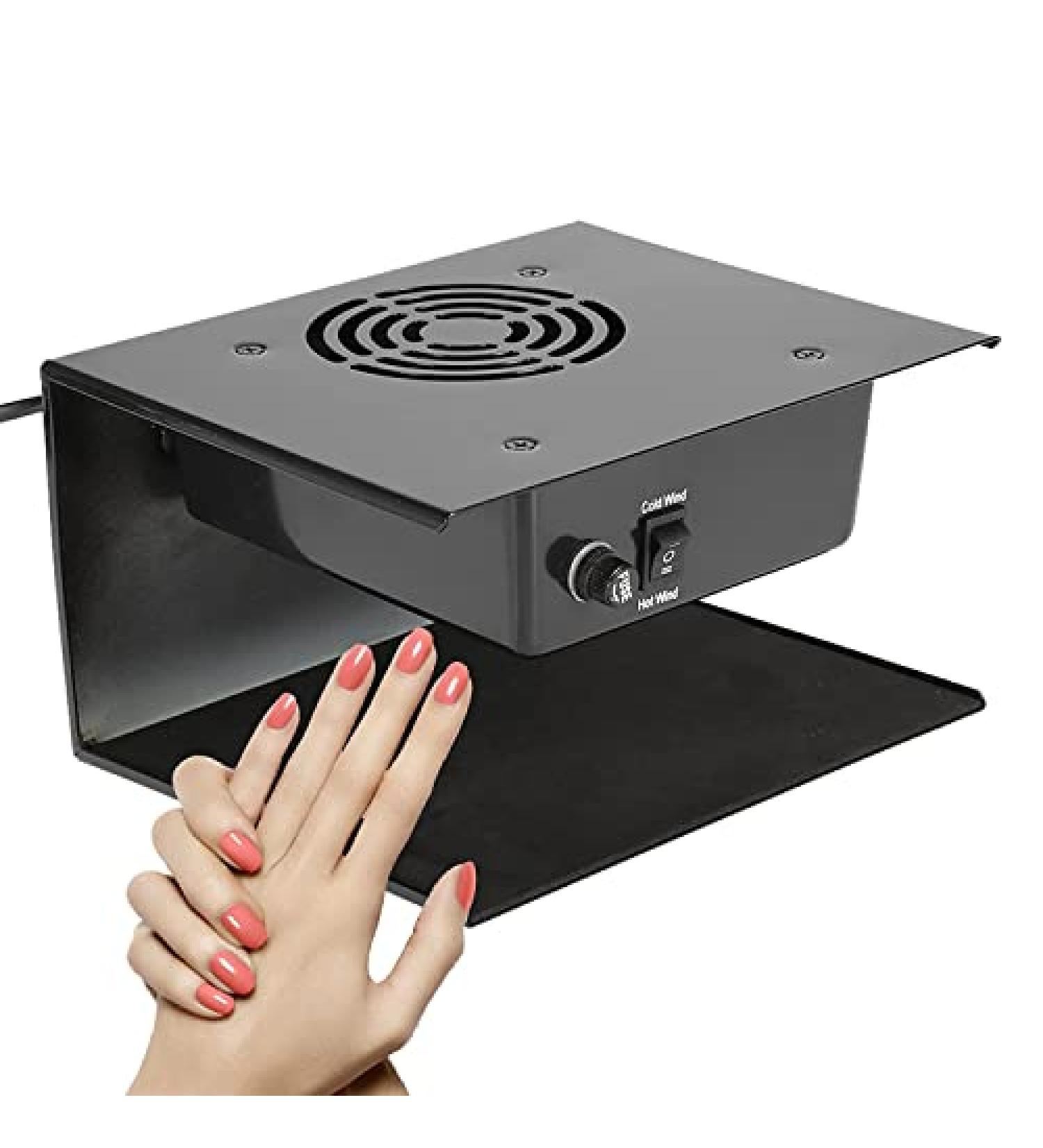 300W Nail Dryer - Quick Drying Cold & Warm Air for Hands & Feet | Best Nail Polish Dryer - Buy Online on SooperMarket.com