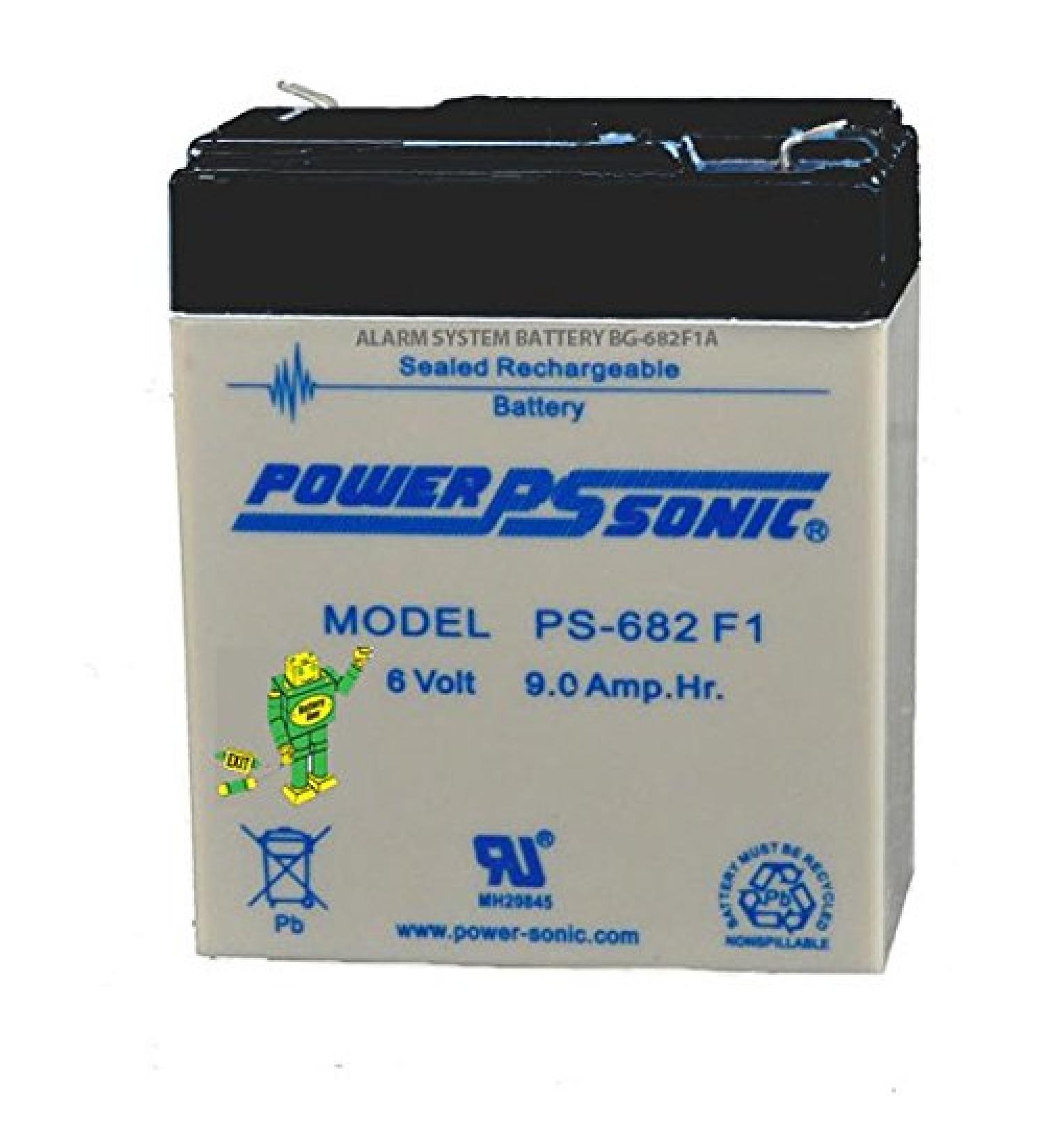 Power Sonic PS-682F1 6V9.0AH F1