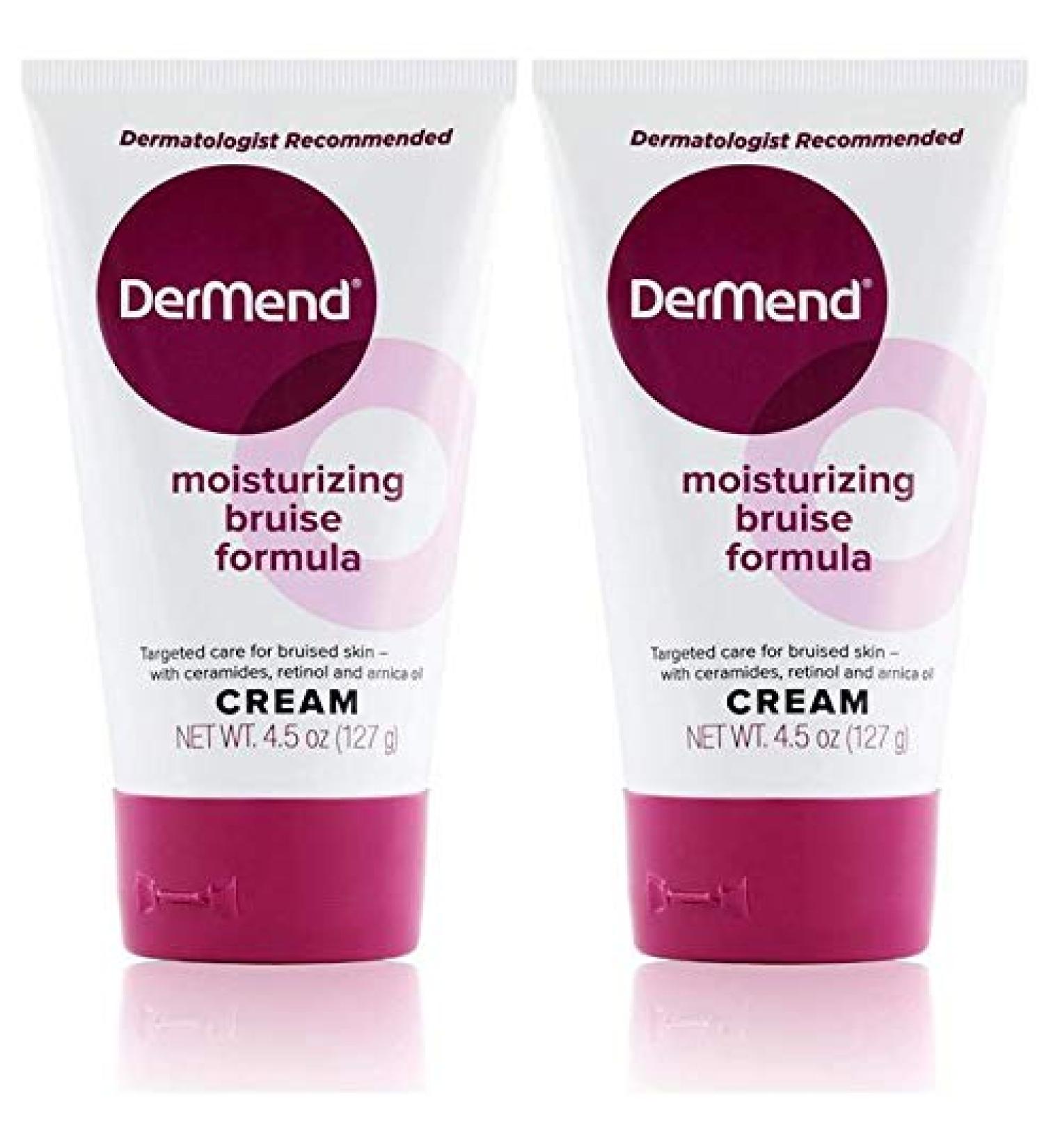 DerMend Moisturizing Arnica Montana Bruise Cream: Vitamin K Moisturizer Formula to Reduce The Appearance of Bruising - 2 Count 4.5 Ounce (Pack of 2)