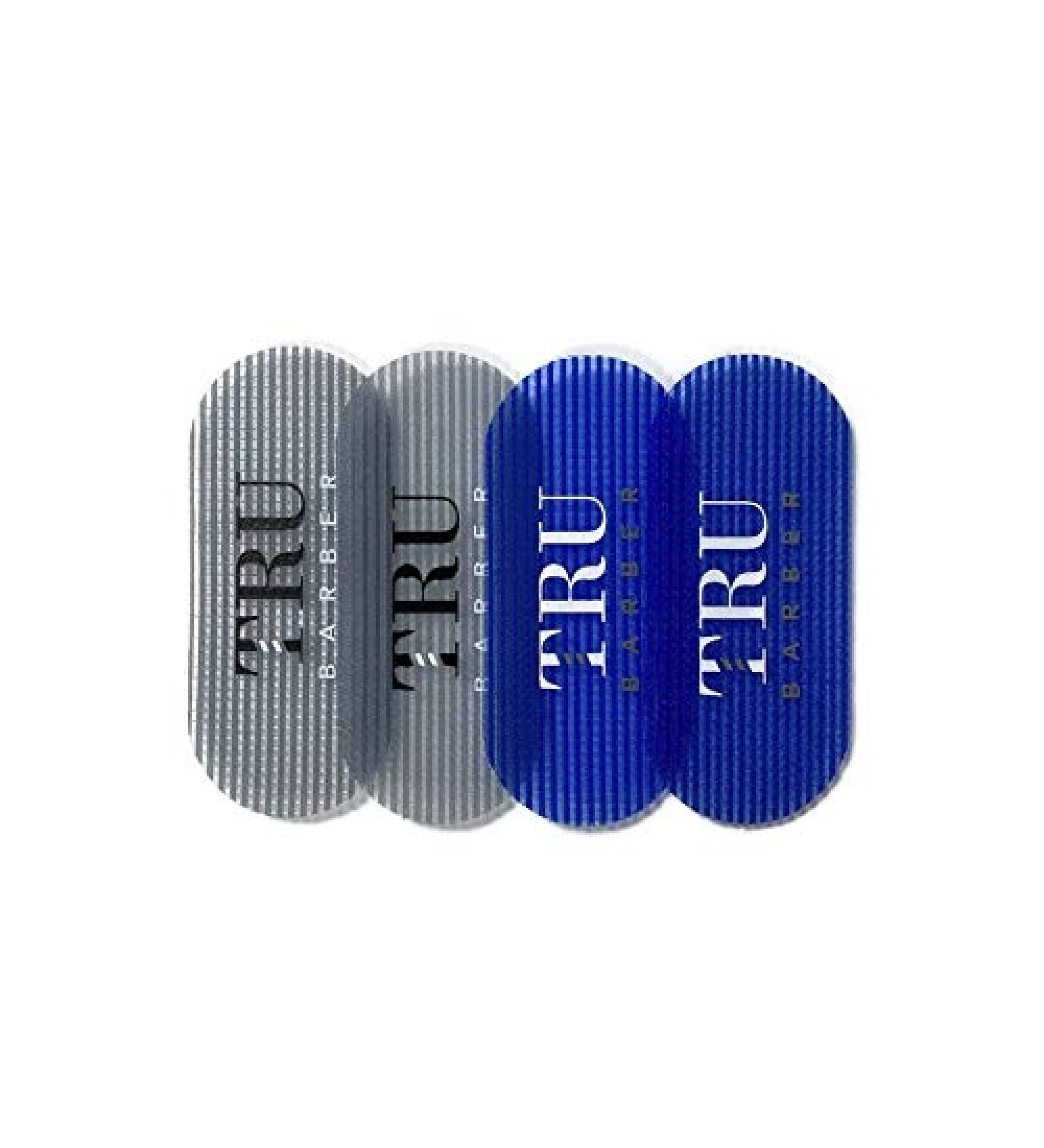 TRU Barber Hair Grippers Bundle Pack - Salon and Barber Hair Clips for Styling (Blue/Grey) - Buy Online on SooperMarket.com