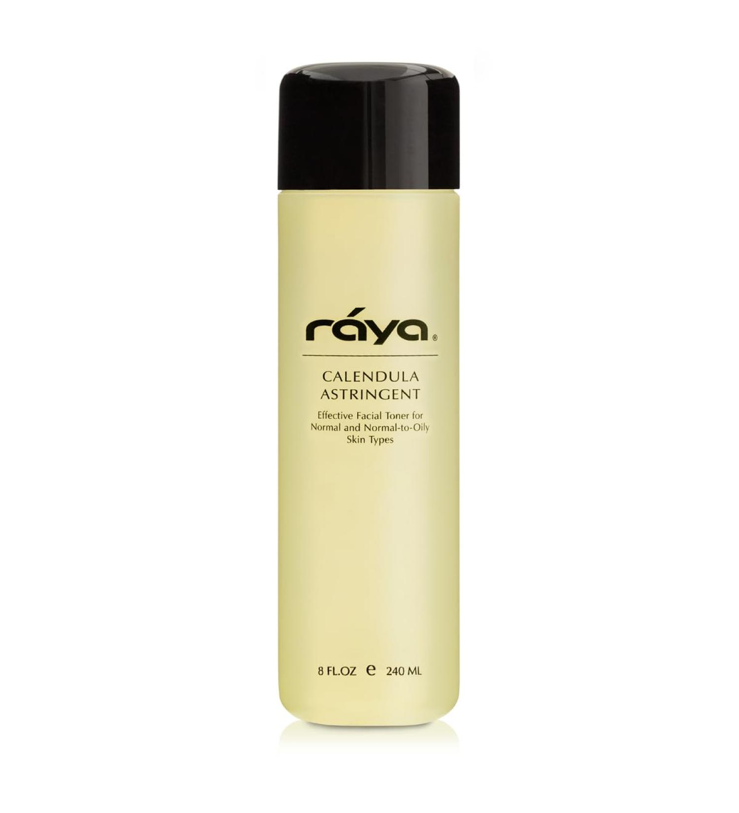 RAYA Calendula Astringent with AHA - 6 oz Glycolic Facial Toner for Combination & Oily Skin | Normalize pH & Fight Break-Outs | Alpha Hydroxy Acids - Buy Online on SooperMarket.com