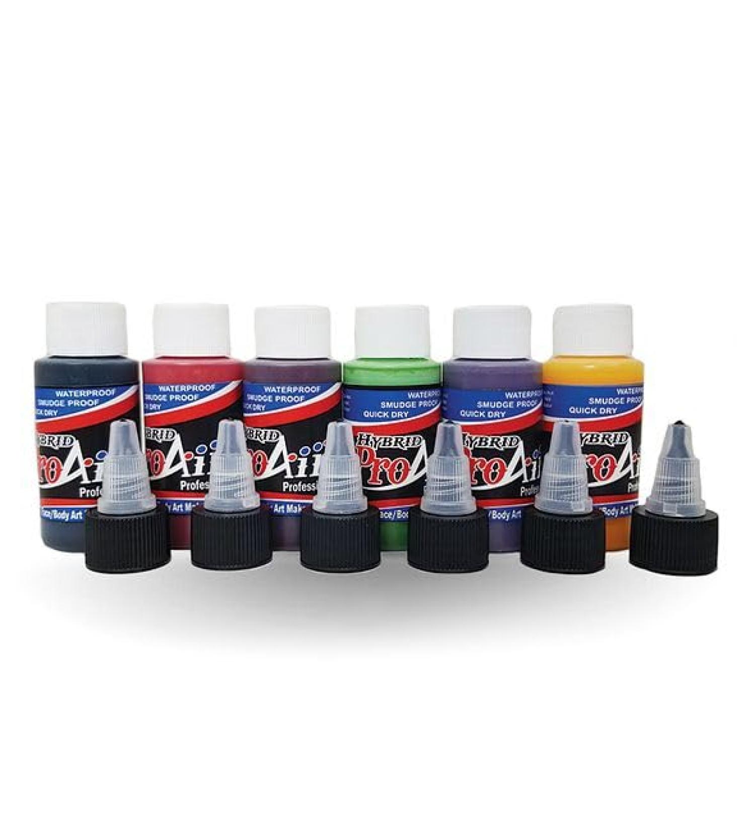 ProAiir Face & Body Painting Makeup - 6 Bruising Colors 1 oz | International Shipping Available - Buy Online on SooperMarket.com