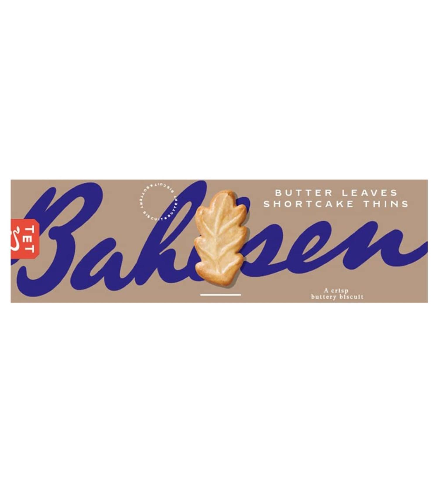 Bahlsen Butter Leaves Shortcake Thins Buttery Biscuit 125g