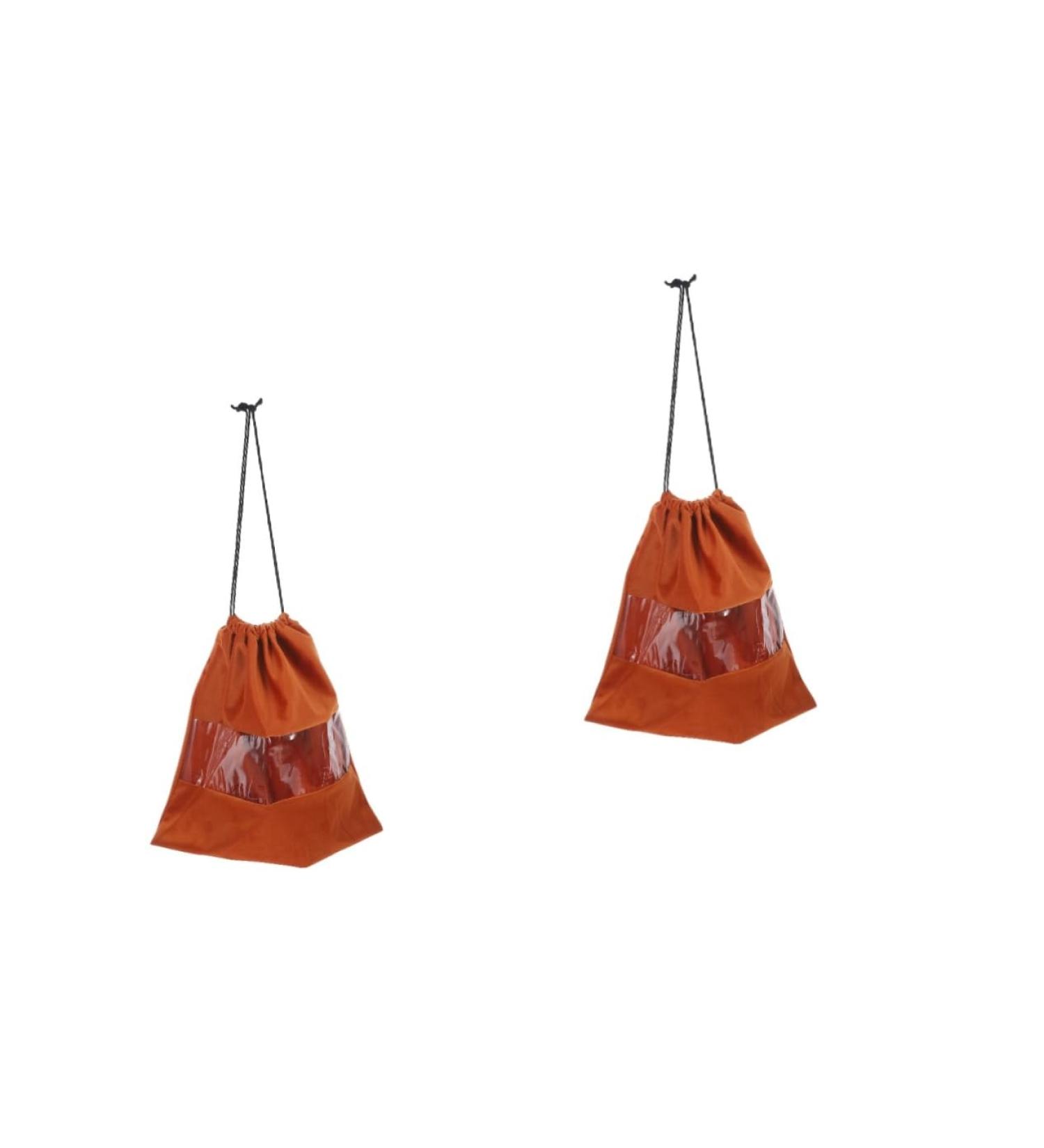 Healeved 2pcs Hair Dryer Storage Bag Drawstring Pouch Hair Dryer Receive Bag Portable Bags Suede Coffee - Buy Online on SooperMarket.com