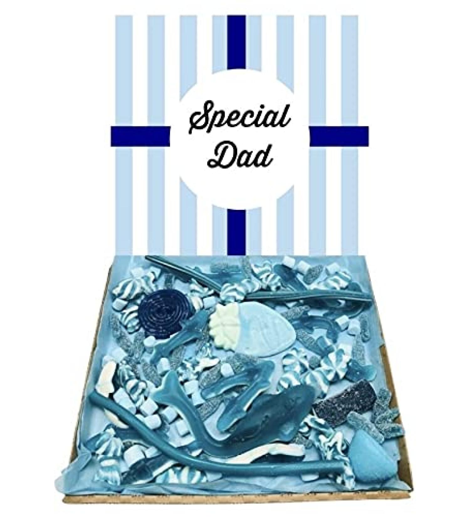 Fathers Day Special Dad Pick N mix 300 Blue Sweets Selection Box Hamper Gift - Buy Online on SooperMarket.com