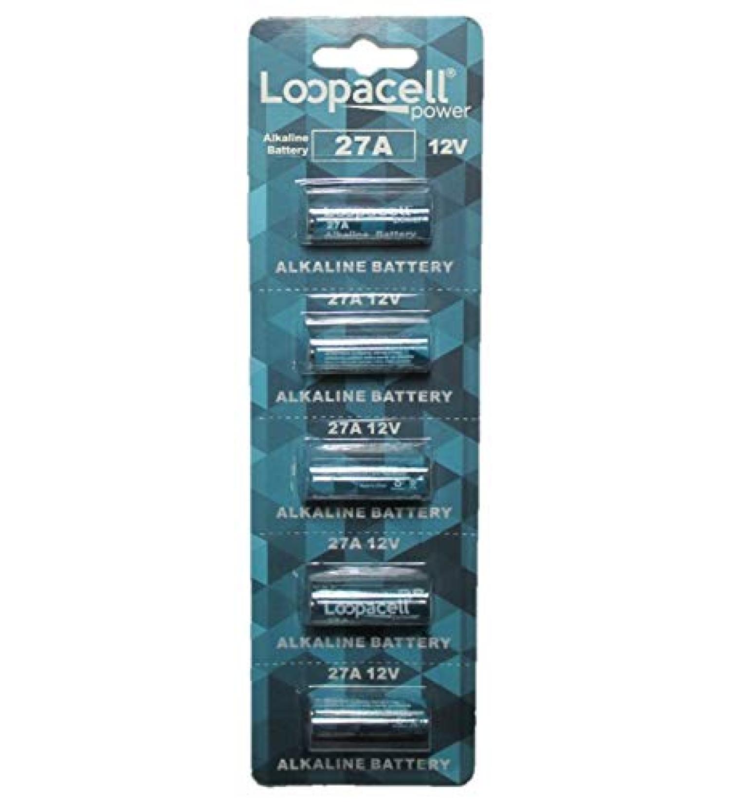 Buy 27A 12V Alkaline Battery Pack (5) - Long Lasting Leakproof MN27 for Garage Doors Key Fobs & More - Fast International Shipping - Buy Online on SooperMarket.com