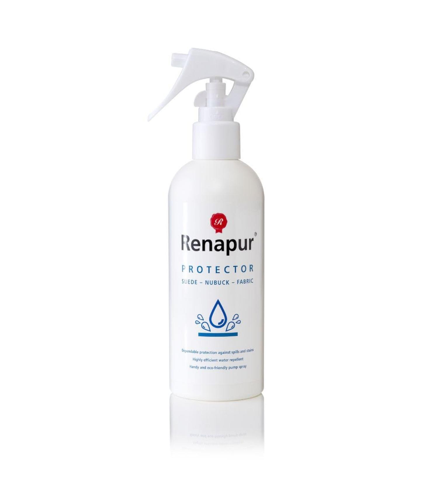 Renapur Suede Nubuck Fabric Waterproofing/Stain Protection 250ml - Eco-Friendly & Non-Toxic for Shoes, Boots, Trainers, and Clothing - Buy Online on SooperMarket.com