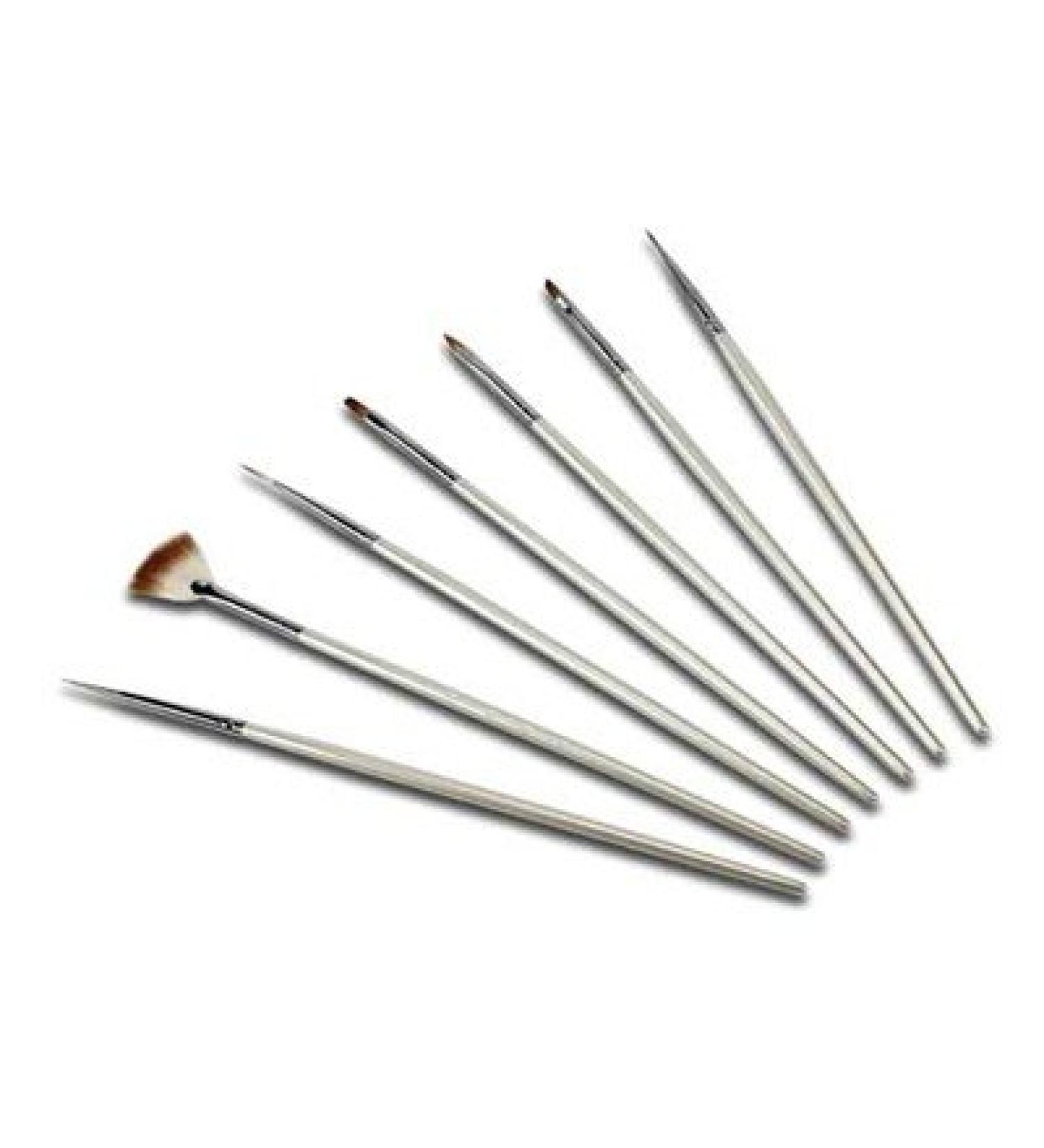 Magic Items PROFESSIONAL Nail Design Brush Set 7-piece Studio Quality ELEGANT DESIGN