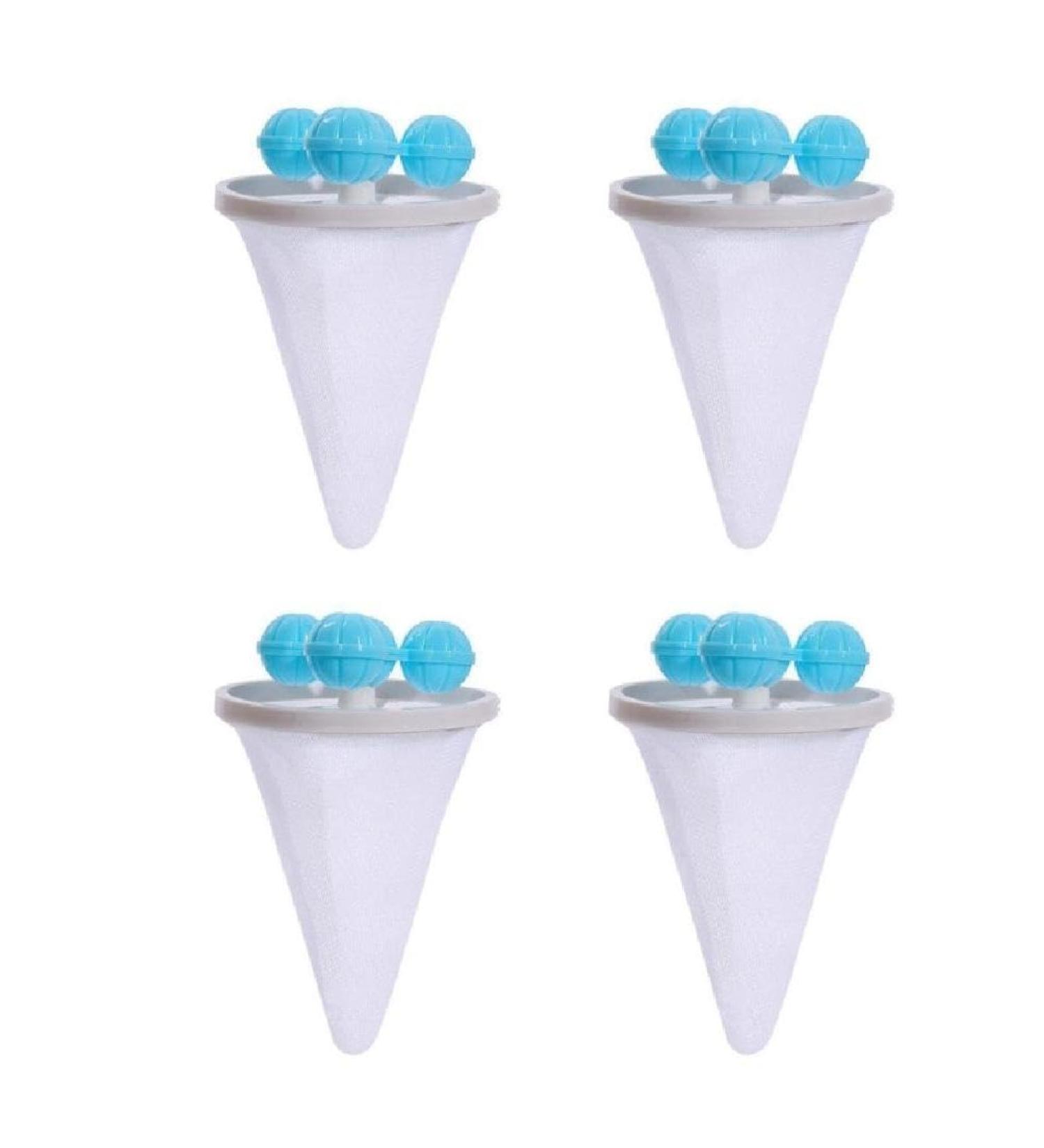 4Pieces Filter Bags Pet Hair Remover Reusable Washing Machine Hair Catcher Hair Remover Filter Bag For Laundry Clothes Washing Machine Hair Filter Reusable Hair Remover Filter Bag Floating Lint Bag - Buy Online on SooperMarket.com