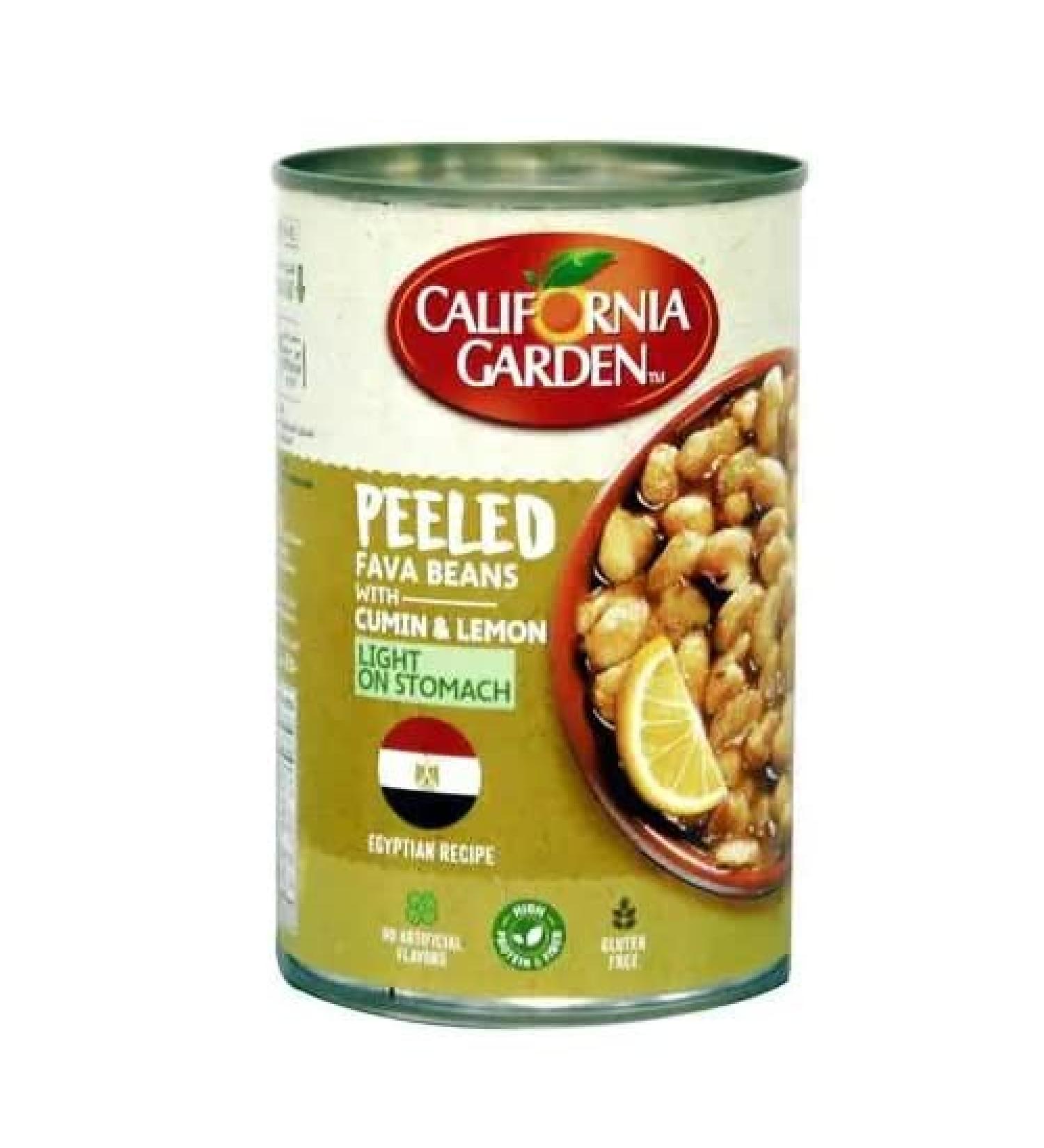 California Garden Peeled Fava Egyptian Recipe (4-Pack) - Authentic Middle Eastern Cuisine - Buy Online on SooperMarket.com