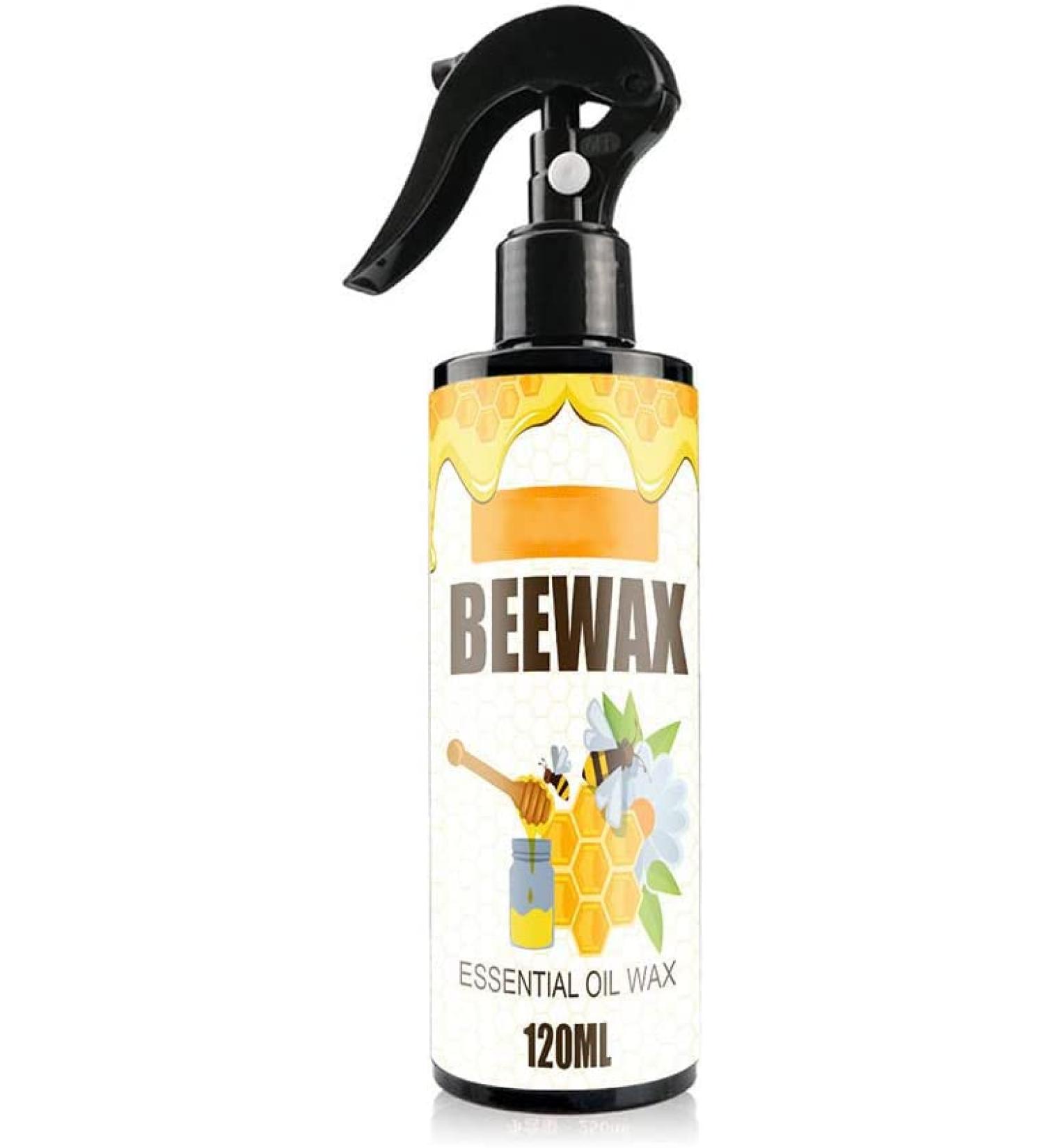 Wood Seasoning Beewax Spray Traditional Beeswax Polish for Wood & Furniture Multipurpose Natural Beewax Wood Polish and Cleaner for Furniture Care 120ML - Buy Online on SooperMarket.com