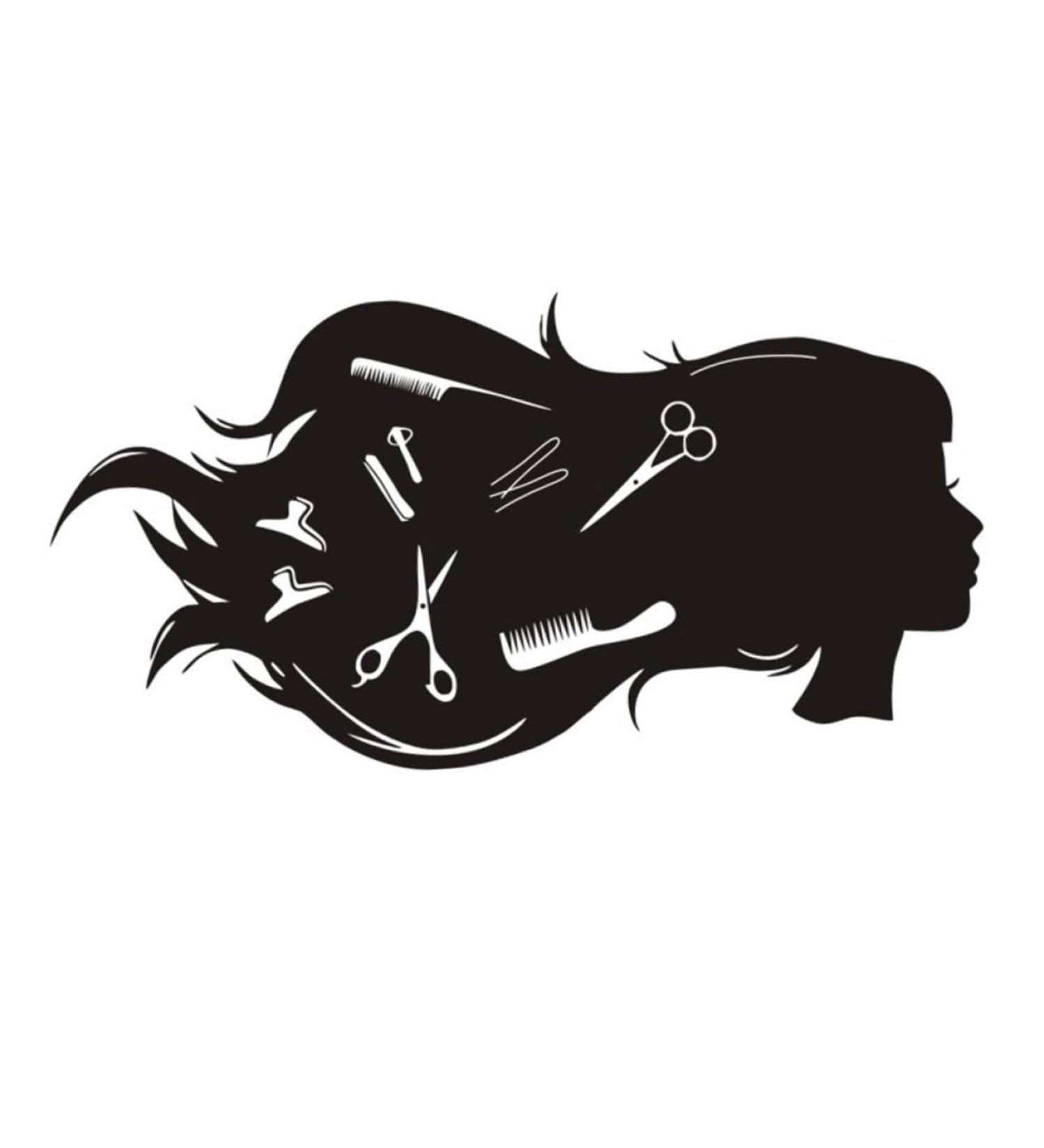 Gogogmee Self-Adhesive Wall Sticker Wall Sticker for Hair Salon Barber Shop Wall Decal Homedecor Wall Sticker for Salon Decoration for Home Hairdressing Wall Sticker Wall Decals - Buy Online on SooperMarket.com