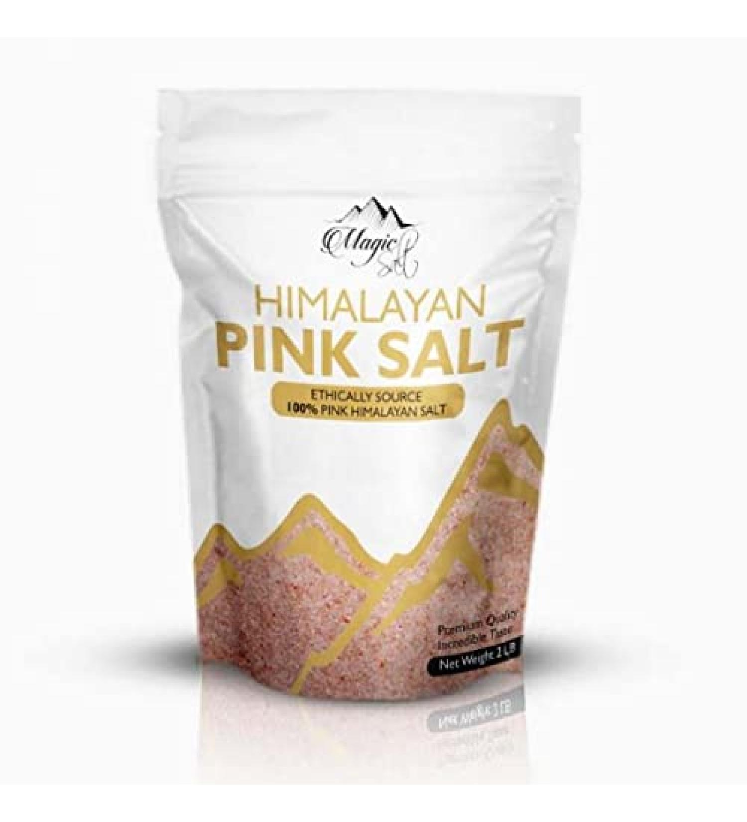 1 KG Fine Pink Himalayan Salt - Premium Quality, Unrefined & 100% Natural by Magic Salt - Buy Online on SooperMarket.com