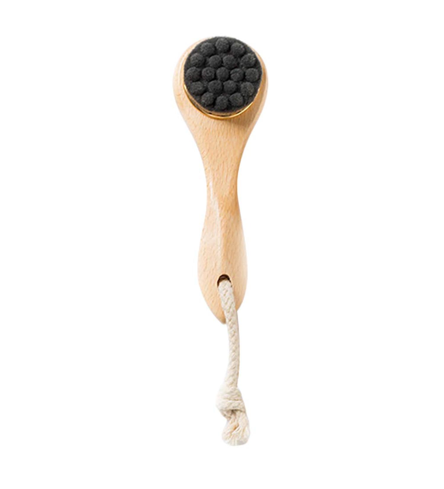 Pcivzxam Bamboo Wood Handle Cleansing Brush Tools Soft Fber Hair Manual Face Brush Cleaning Face Brushes - D - Buy Online on SooperMarket.com