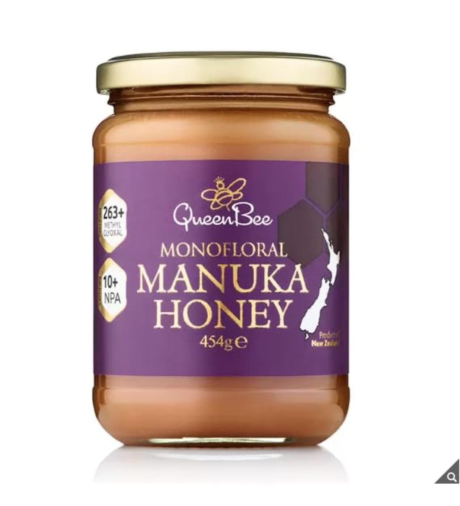 Queen Bee Manuka Honey - 263+ MGO - 100% Certified Manuka Honey - Monofloral - Product of New Zealand - 454g - Buy Online on SooperMarket.com