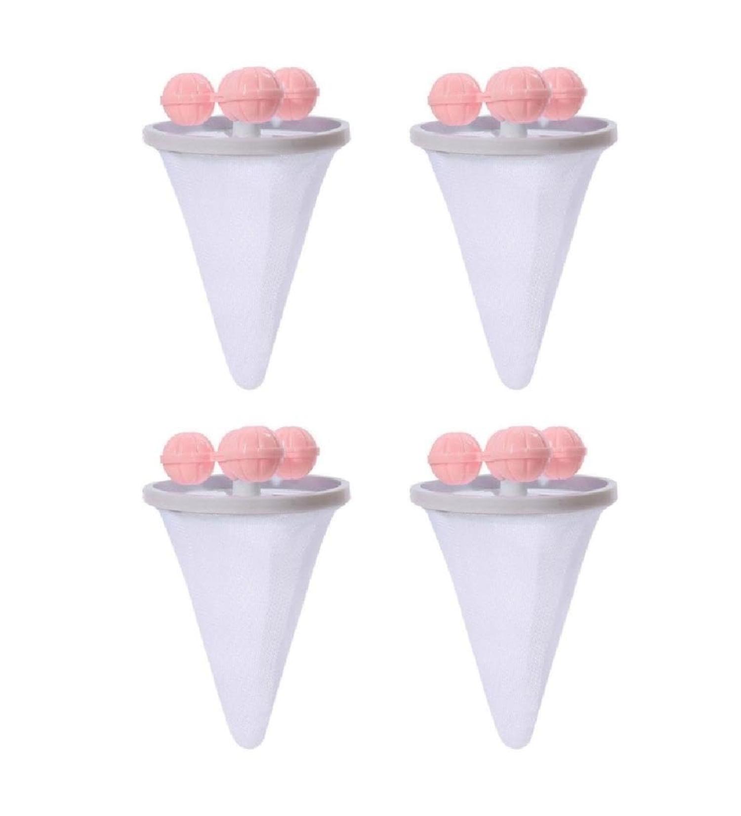 4Pieces Filter Bags Pet Hair Remover Reusable Washing Machine Hair Catcher Hair Remover Filter Bag For Laundry Clothes Washing Machine Hair Filter Reusable Hair Remover Filter Bag Floating Lint Bag - Buy Online on SooperMarket.com
