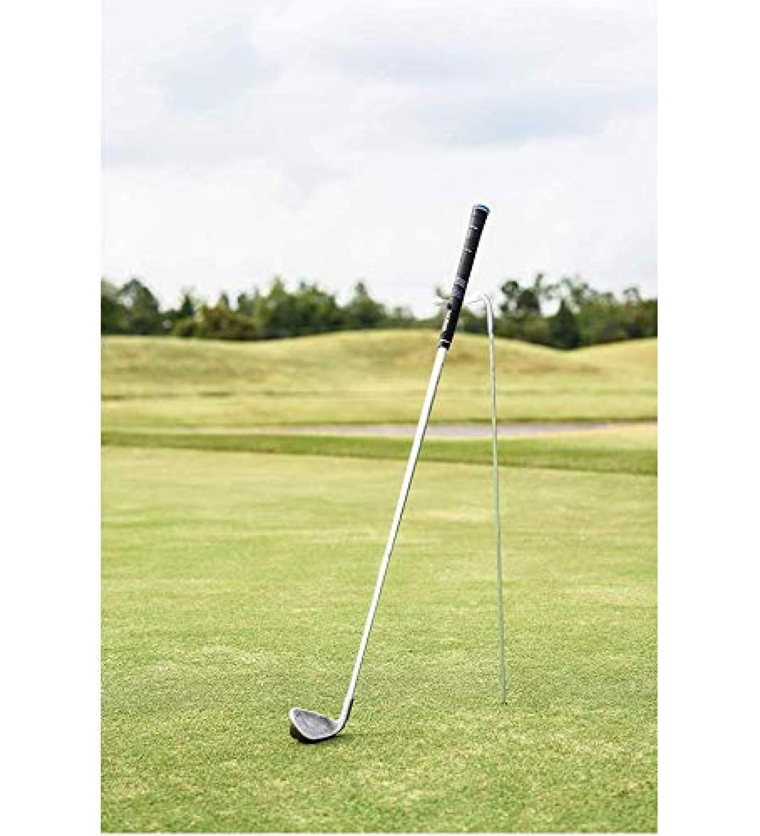 V-Shaped Golf Club Stand - Durable Stainless Steel Design for Clean, Dry, and Visible Clubs - Portable Golf Club Holder - Buy Online on SooperMarket.com