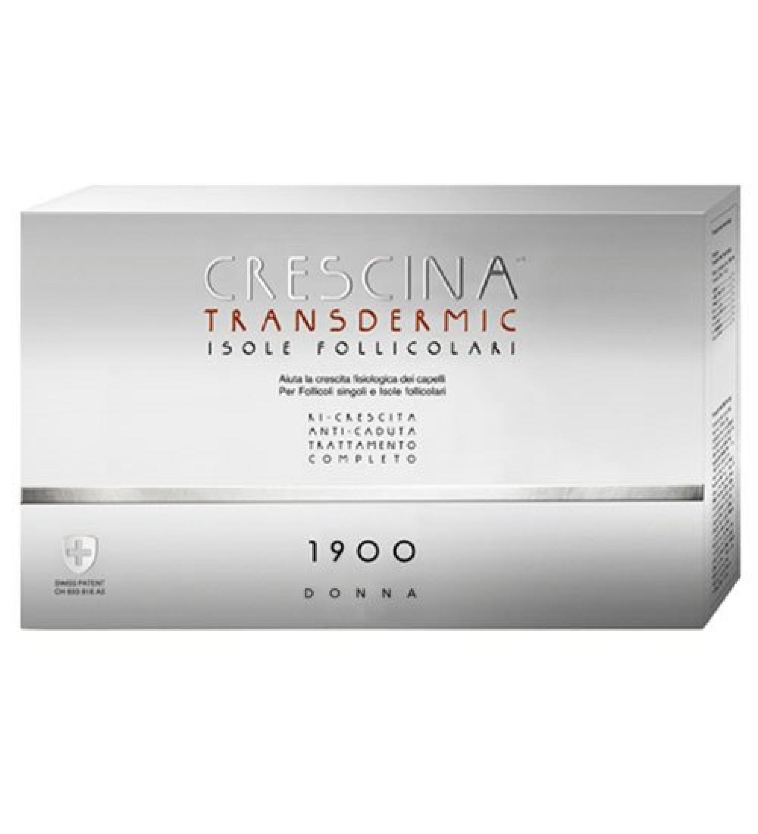 LABO CRESCINA TRANSDERMIC ISOLE FOLLICOLARI COMPLETE TREATMENT RI-CRESCITA + ANTI-CADUTA 1900 Hair Care 20+20 Viale