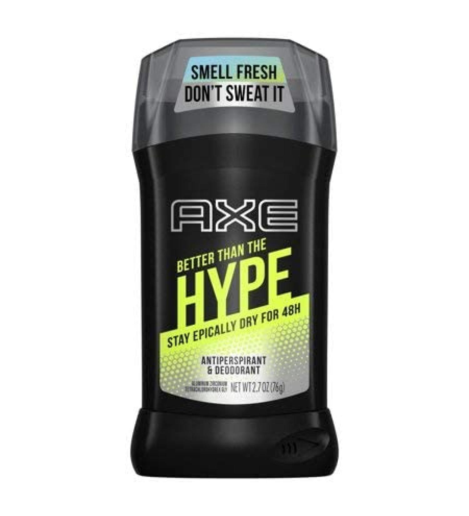 AXE Mens Antiperspirant Deodorant Better Than the Hype 2.7 Oz (Pack of 2)