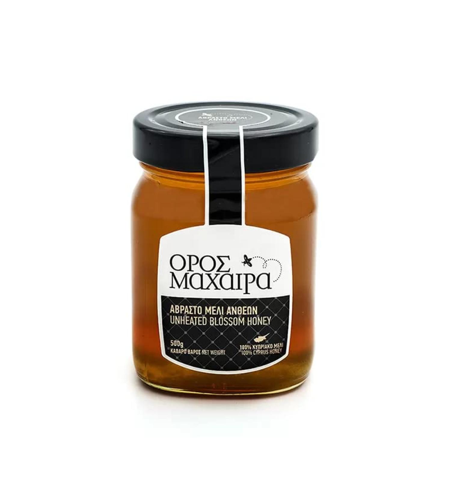 Greek Cypriot Unheated (Raw) Organic Blossom Honey 500g