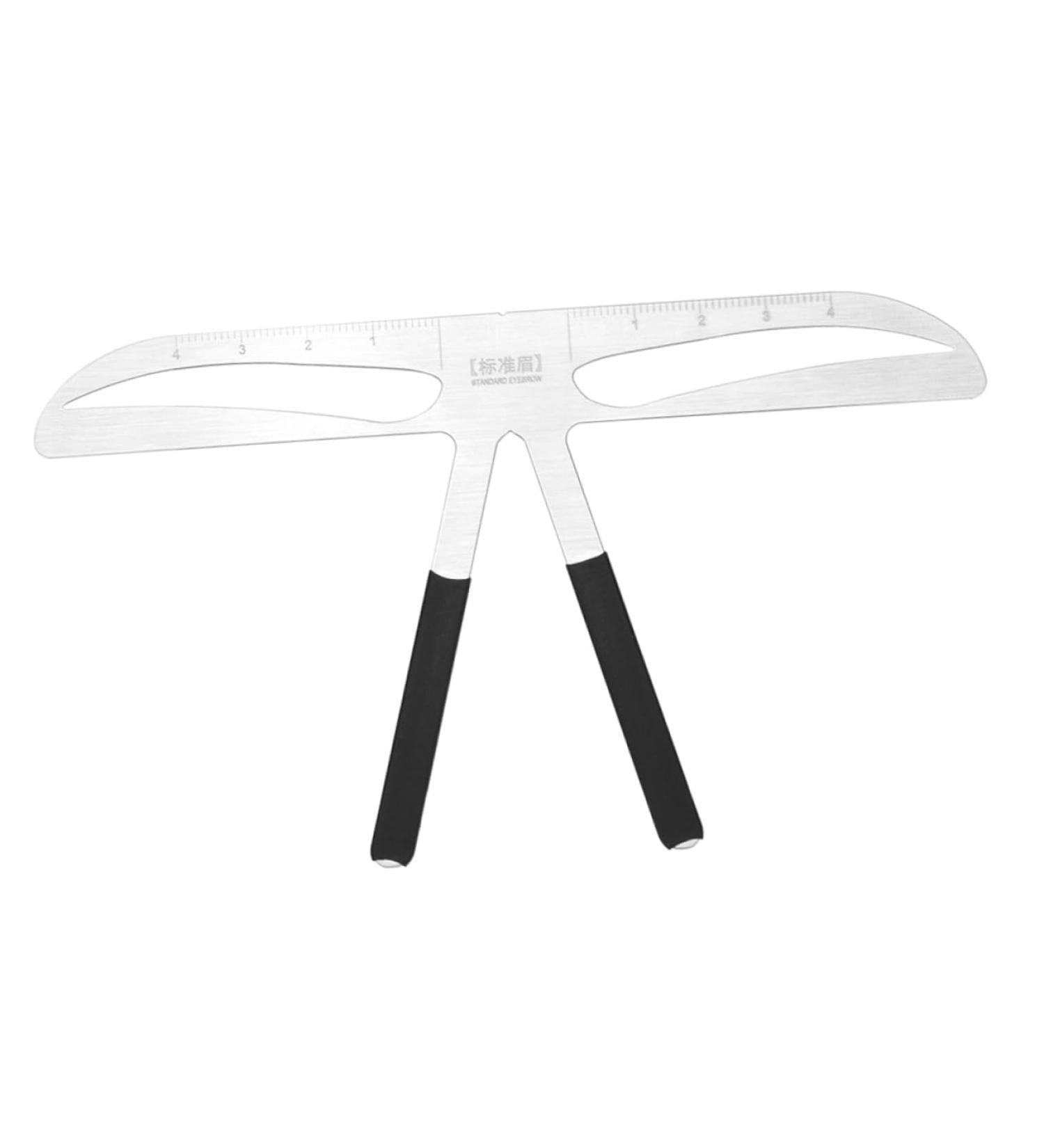 NOLITOY Number Mold Makeup Tools Eyebrow Line Rulers Eyebrow Ruler Portable Spirit Level Girl - Buy Online on SooperMarket.com