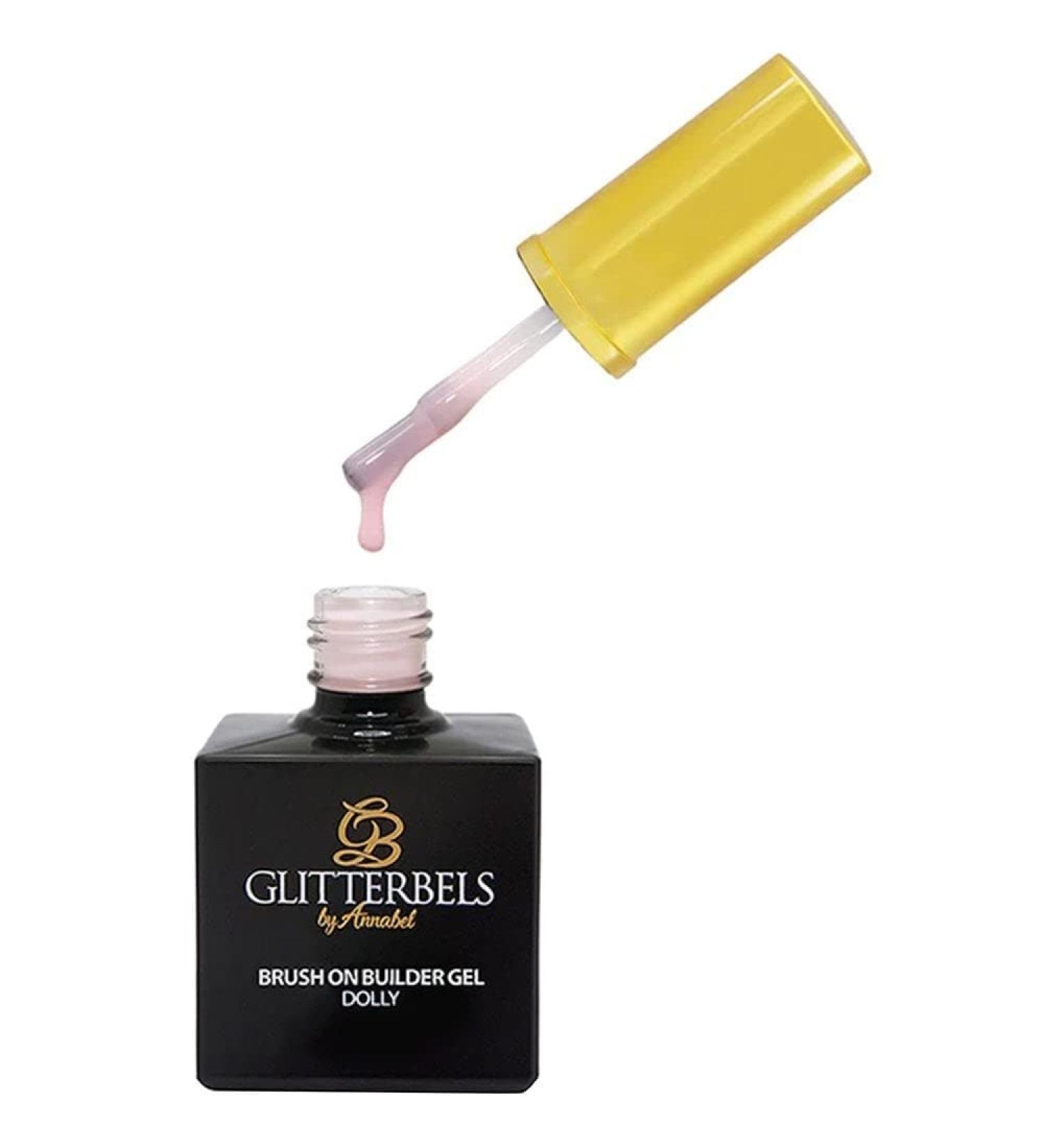 Glitterbels Gel Polish 8ml (Brush On Builder Gel 17ml Dolly)