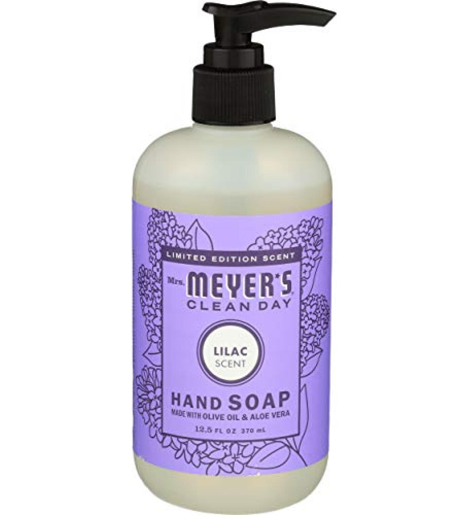 Mrs. Meyer's Lilac Liquid Hand Soap - 12.5 Fl Oz - Gentle, Aromatic Cleanser - Buy Online on SooperMarket.com