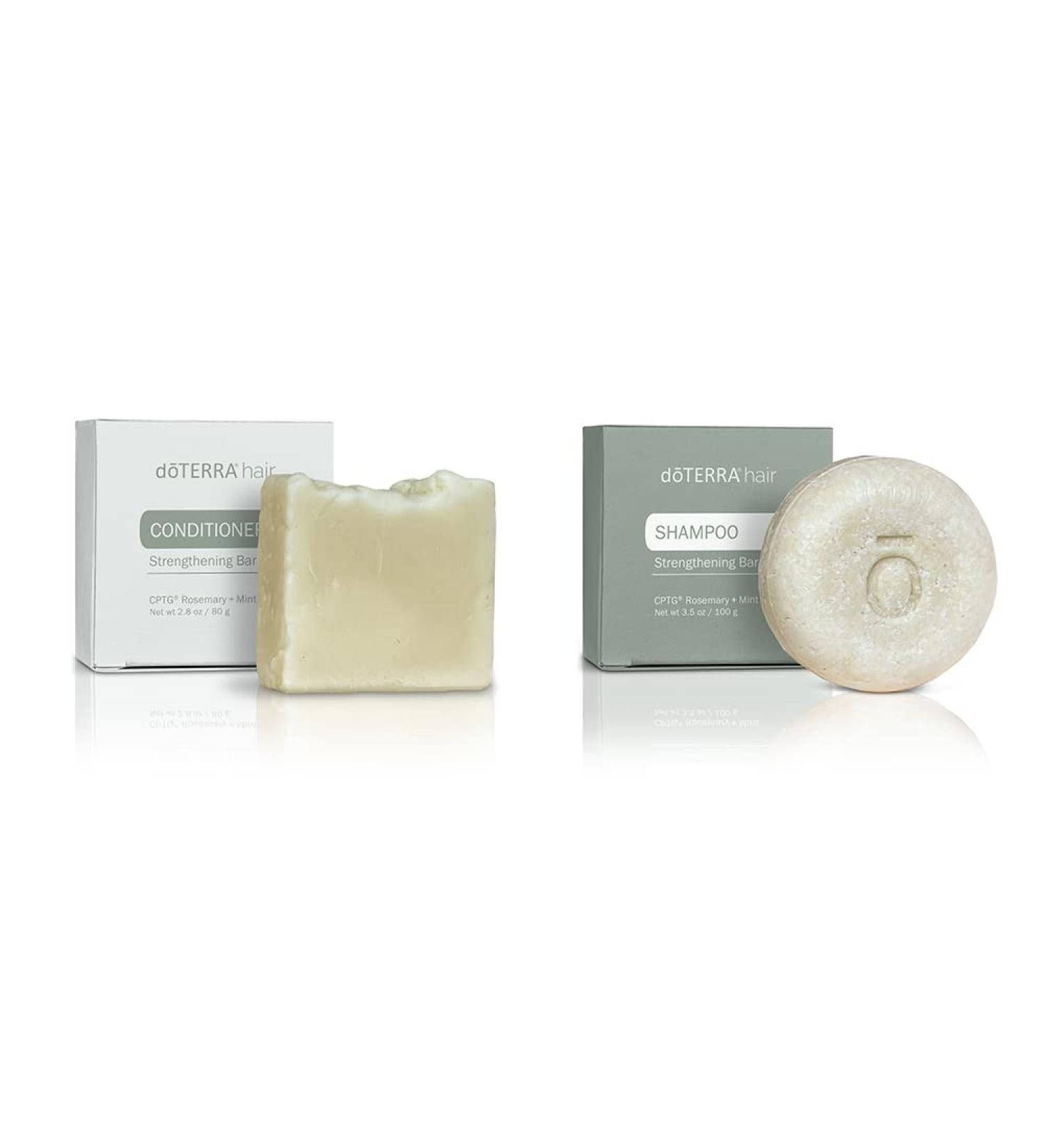 doTERRA Hair Shampoo Strengthening Bar and Hair Conditioner Strengthening Bar