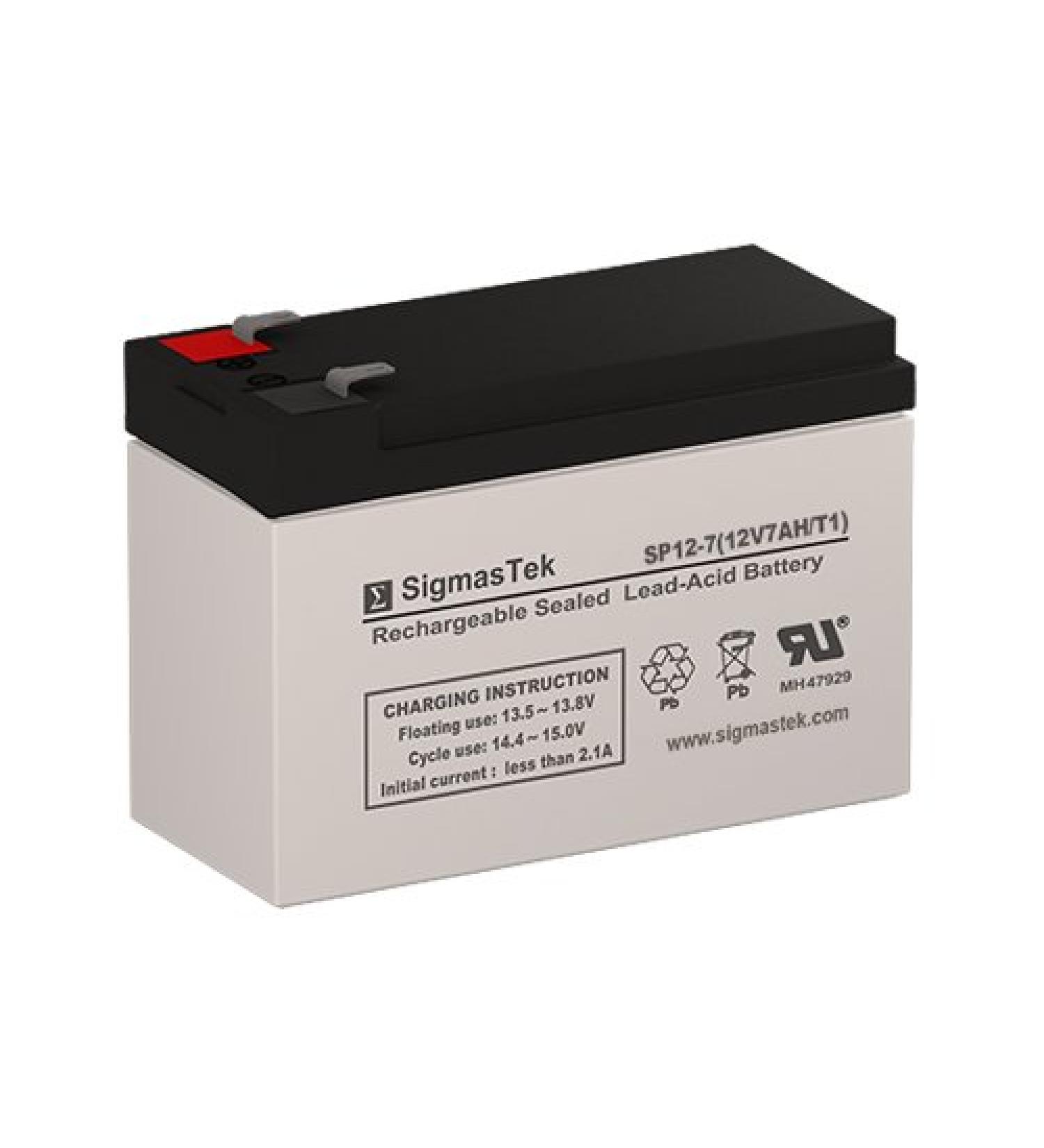 Black&Decker CST1000 Type 2 Cordless String Trimmer Replacement Battery - 12 Volt 7AH T1 Terminal by SigmasTek