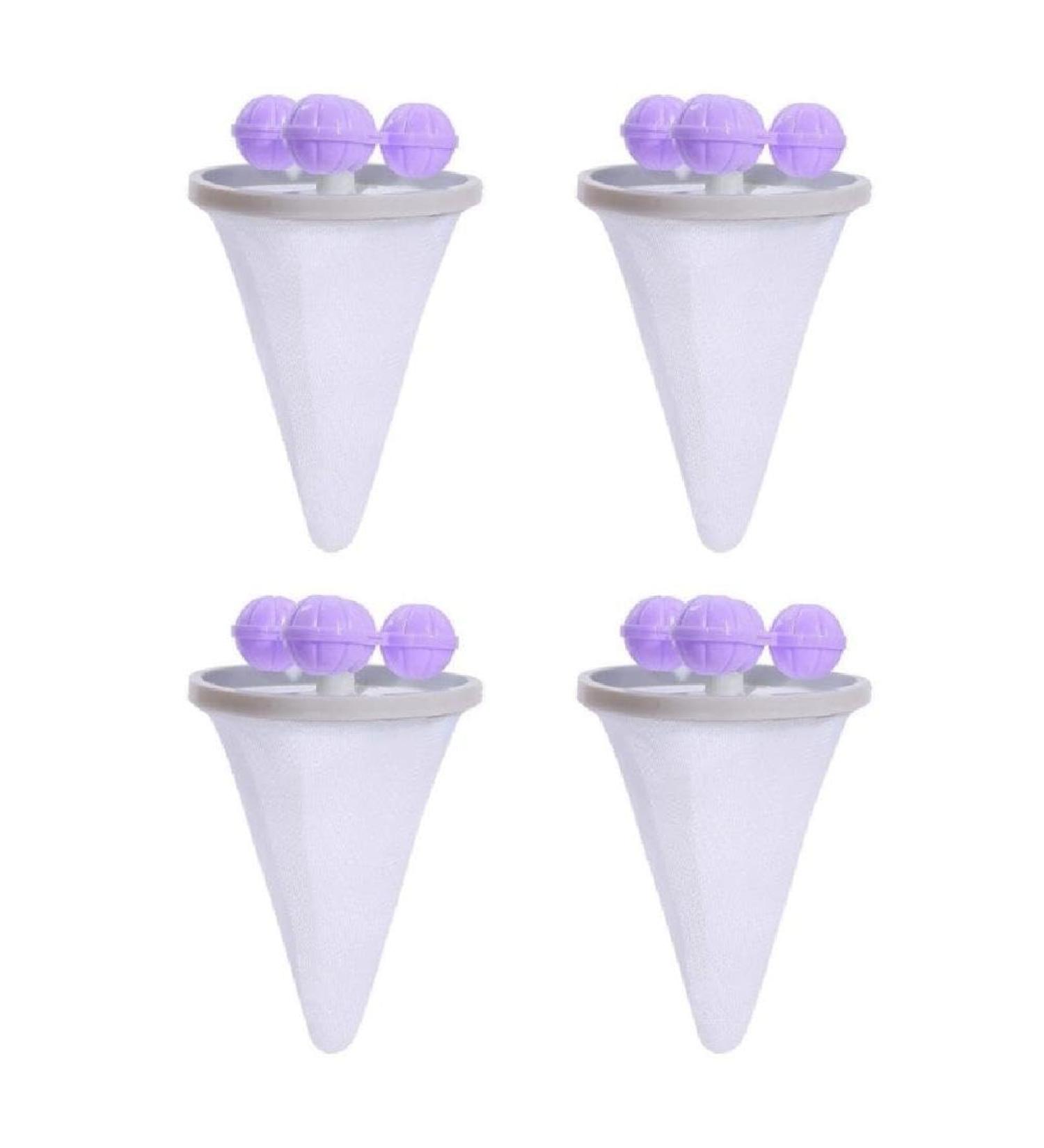 4Pieces Filter Bags Pet Hair Remover Reusable Washing Machine Hair Catcher Hair Remover Filter Bag For Laundry Clothes Washing Machine Hair Filter Reusable Hair Remover Filter Bag Floating Lint Bag - Buy Online on SooperMarket.com