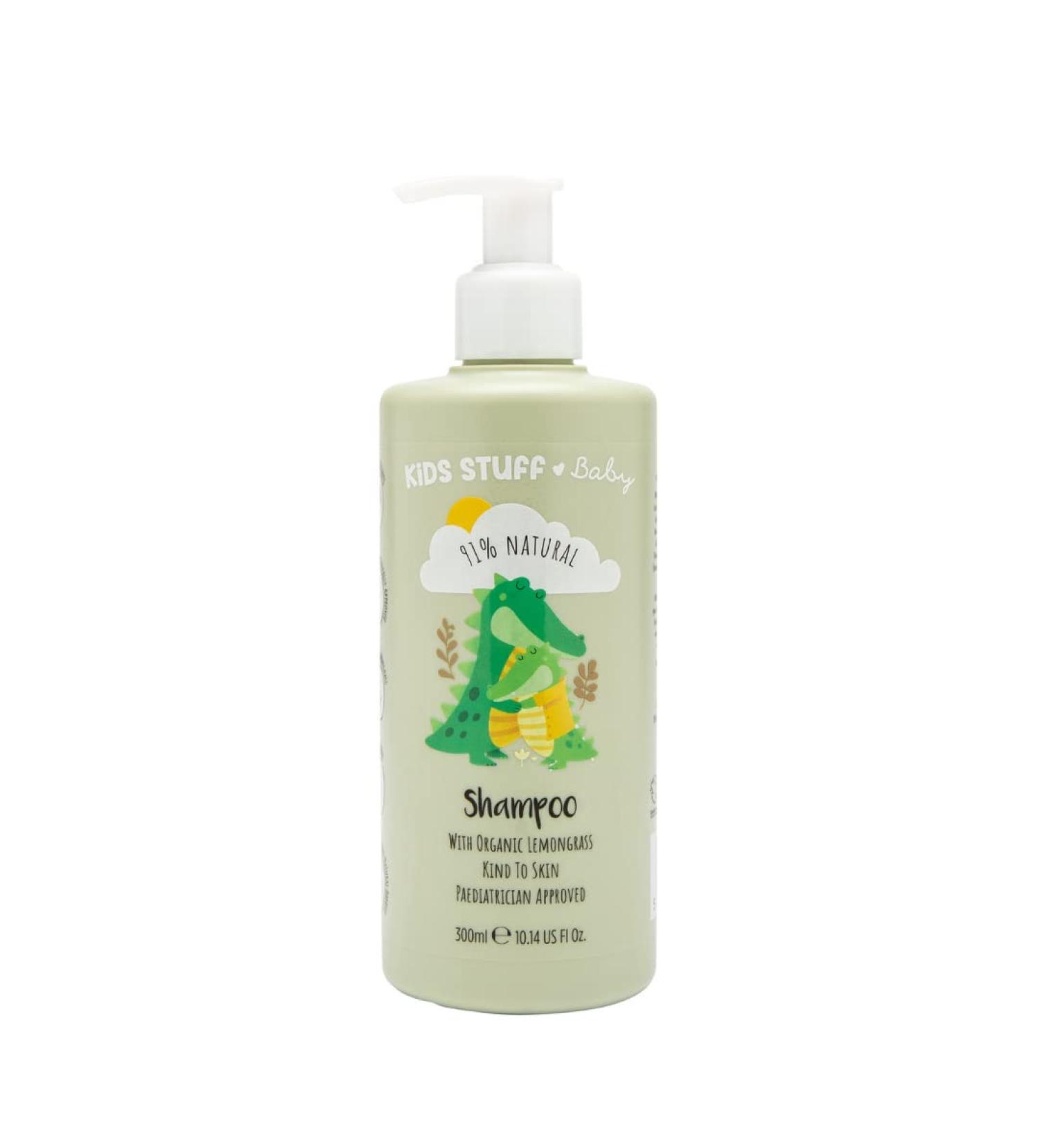Kids Stuff Baby Shampoo 300ml - Natural & Organic | Dermatologist & Pediatrician Approved | Vegan & Cruelty-Free - Buy Online on SooperMarket.com