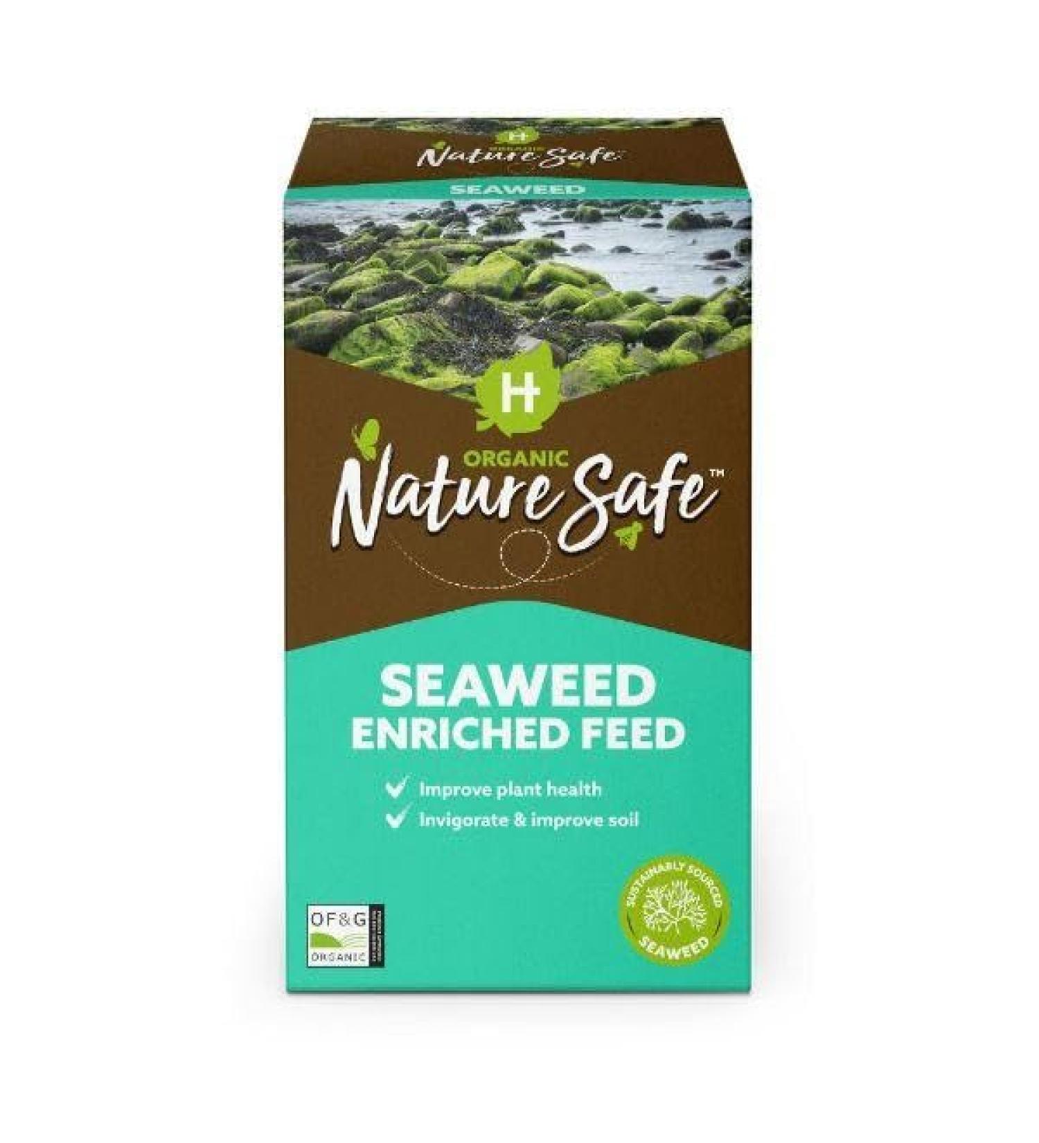 Nature Safe Seaweed Enriched Feed For Stronger Plant Immunity With Sustianably Hand Harvested Seaweed 2kg