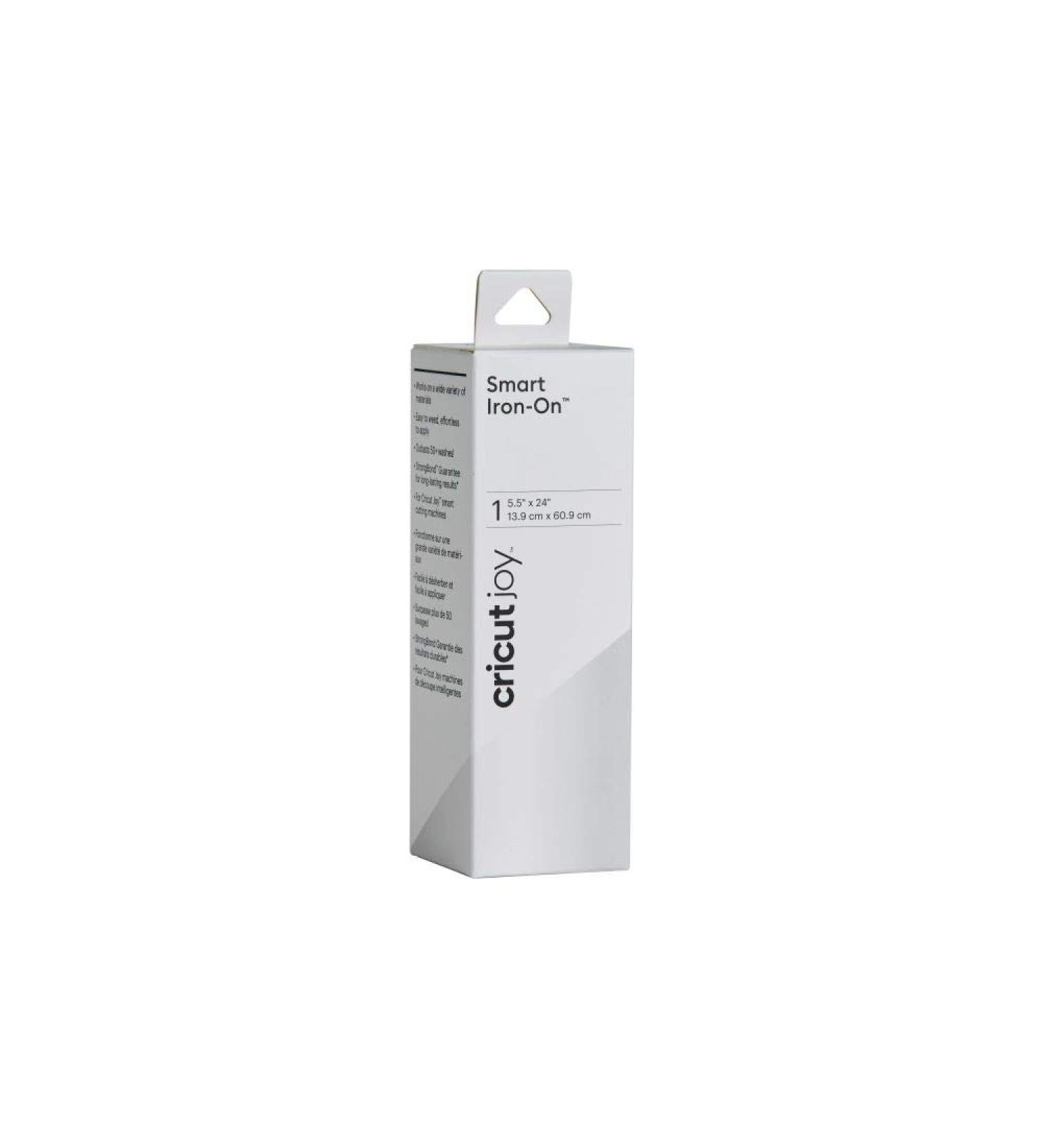 Cricut Smart Iron On White- 5.5in x 24in for Joy Machine | Matless Cutting | Up to 4ft Shapes & 20ft Repeated Cuts | 2007201 - Buy Online on SooperMarket.com