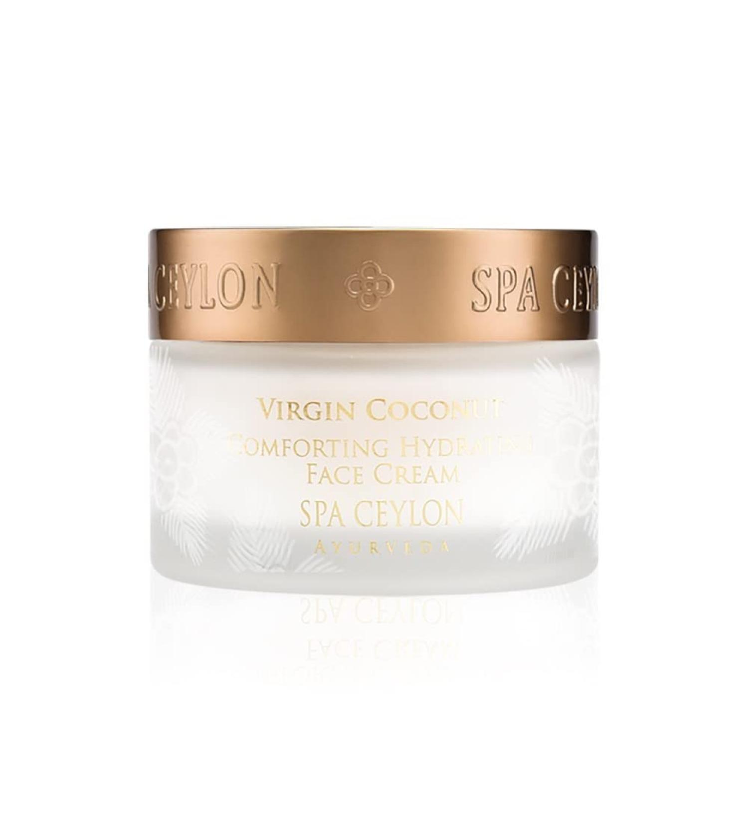 SPA CEYLON Virgin Coconut Face Cream - Hydrating & Nourishing | Paraben-Free | All Skin Types | Repair & Comfort - Buy Online on SooperMarket.com